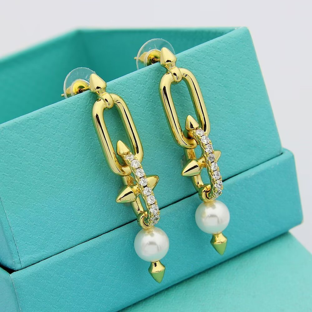 Tiffany Silver Vintage-Inspired Earrings 201