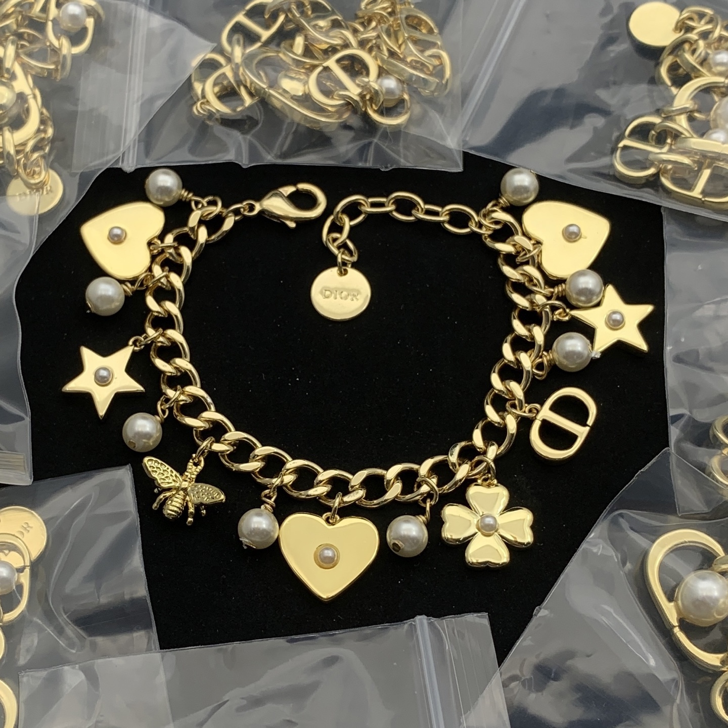 Dior Gold Vintage-Inspired Bracelet 628