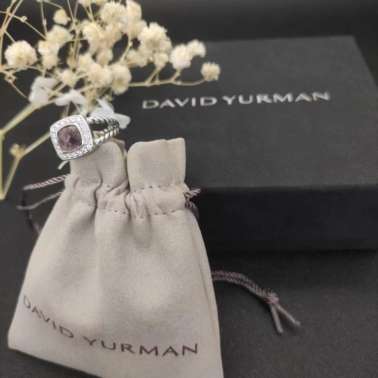 David Yurman Silver Vintage-Inspired Ring 252