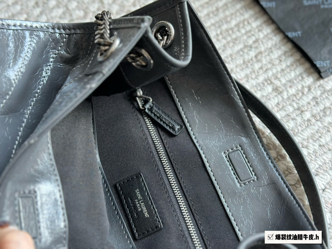 YSL Silver Quilted Bag 154
