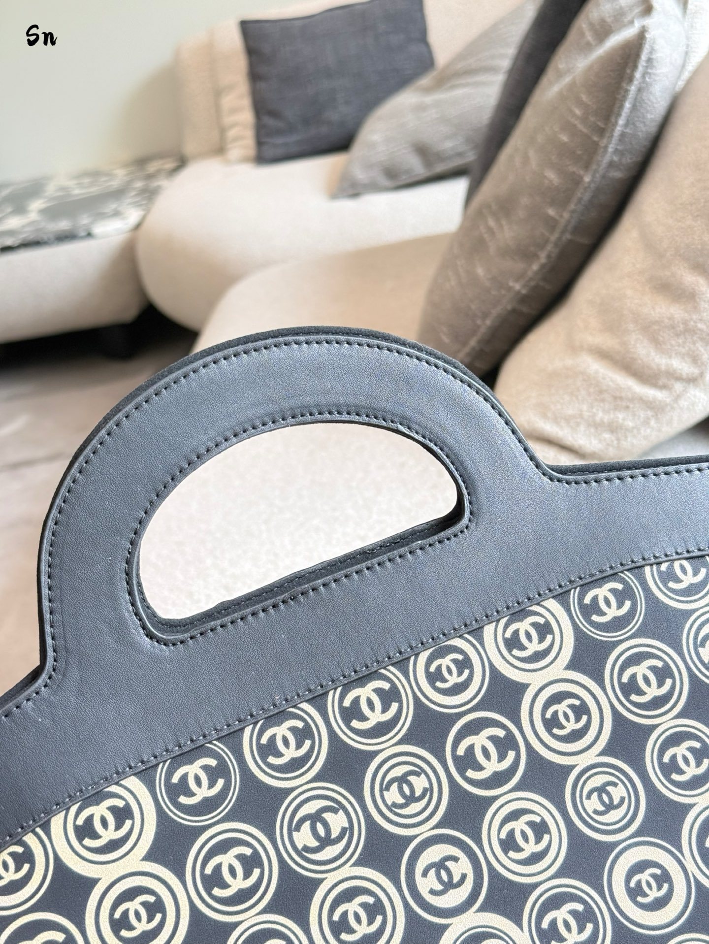 Chanel Silver Quilted Bag 1396