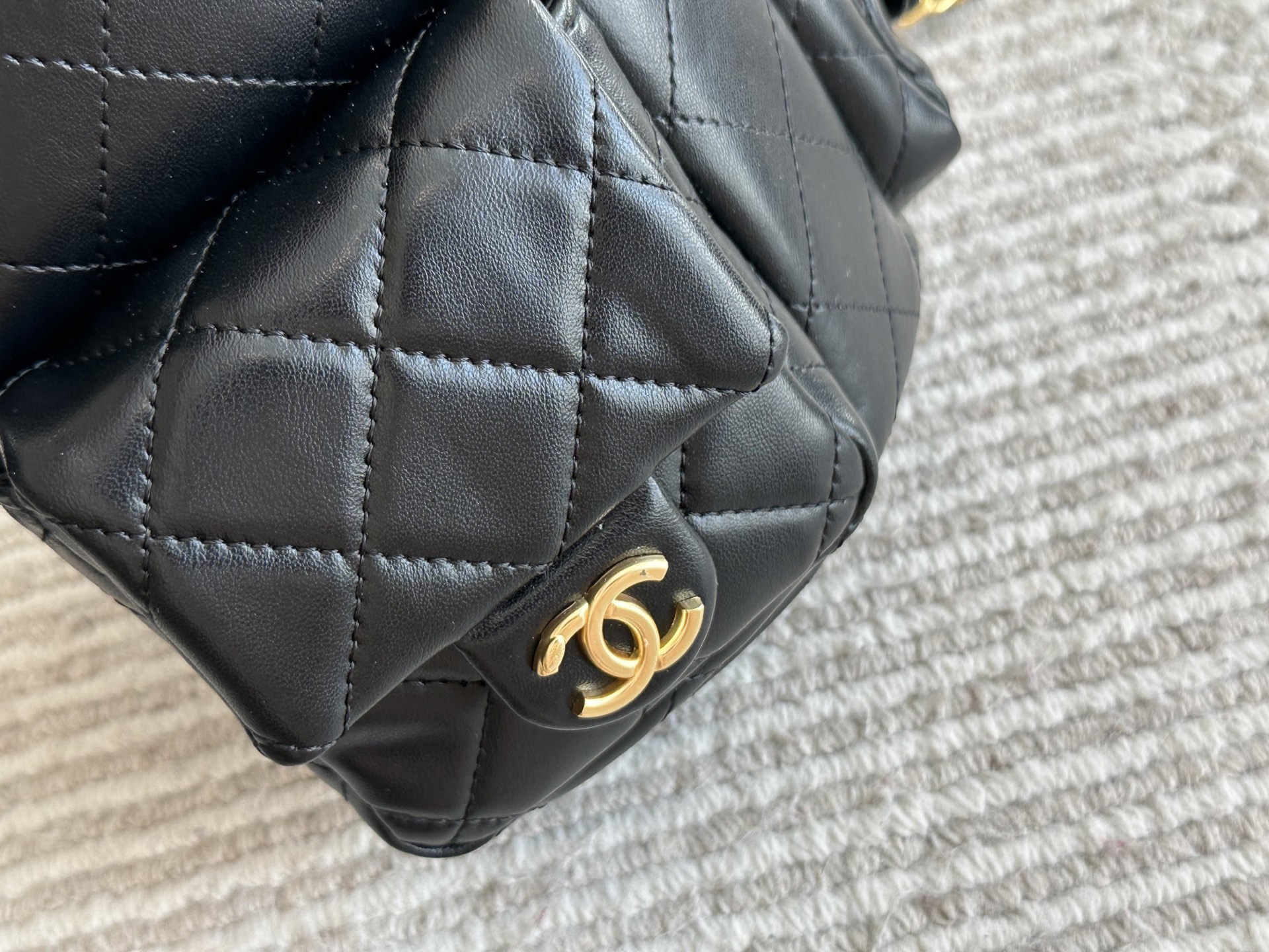 Chanel Black Vintage-Inspired Bag 1387