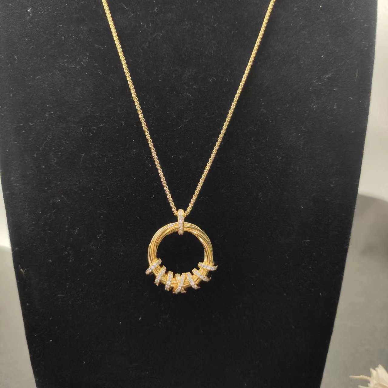 David Yurman Rose Gold Vintage-Inspired Necklace 157
