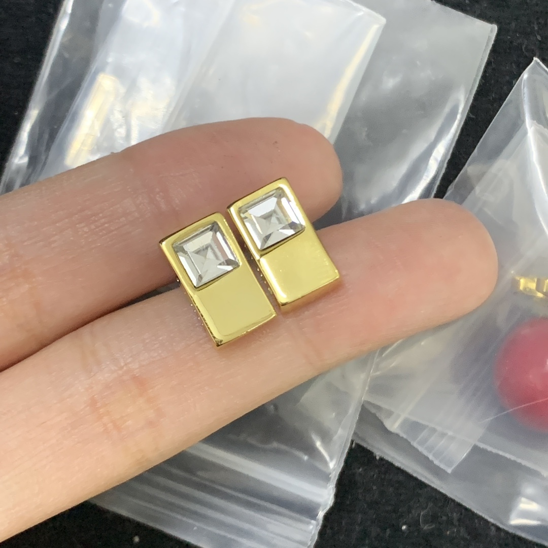 Celine Rose Gold Geometric Earrings 152