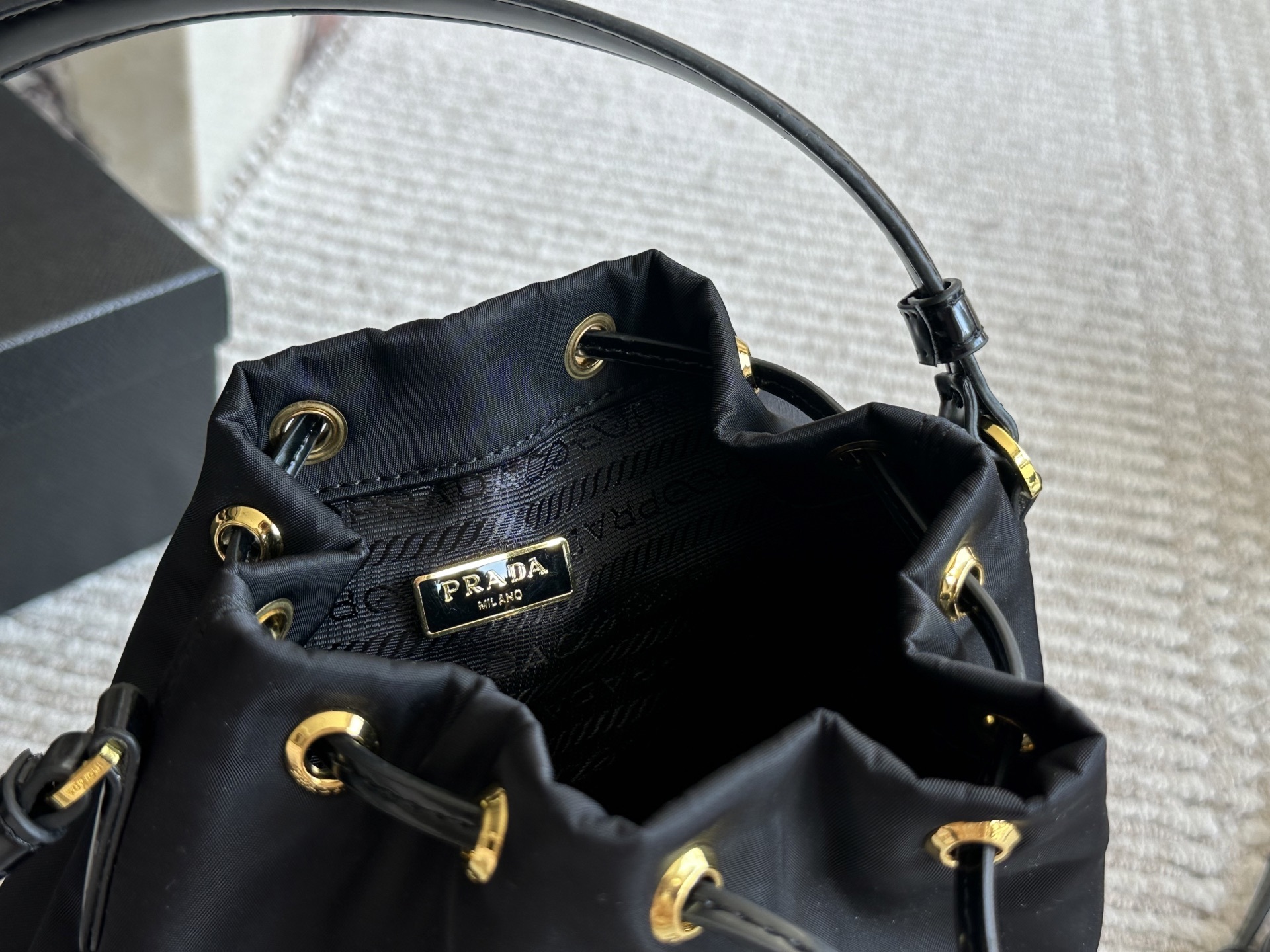 Prada Black Vintage-Inspired Bag 026