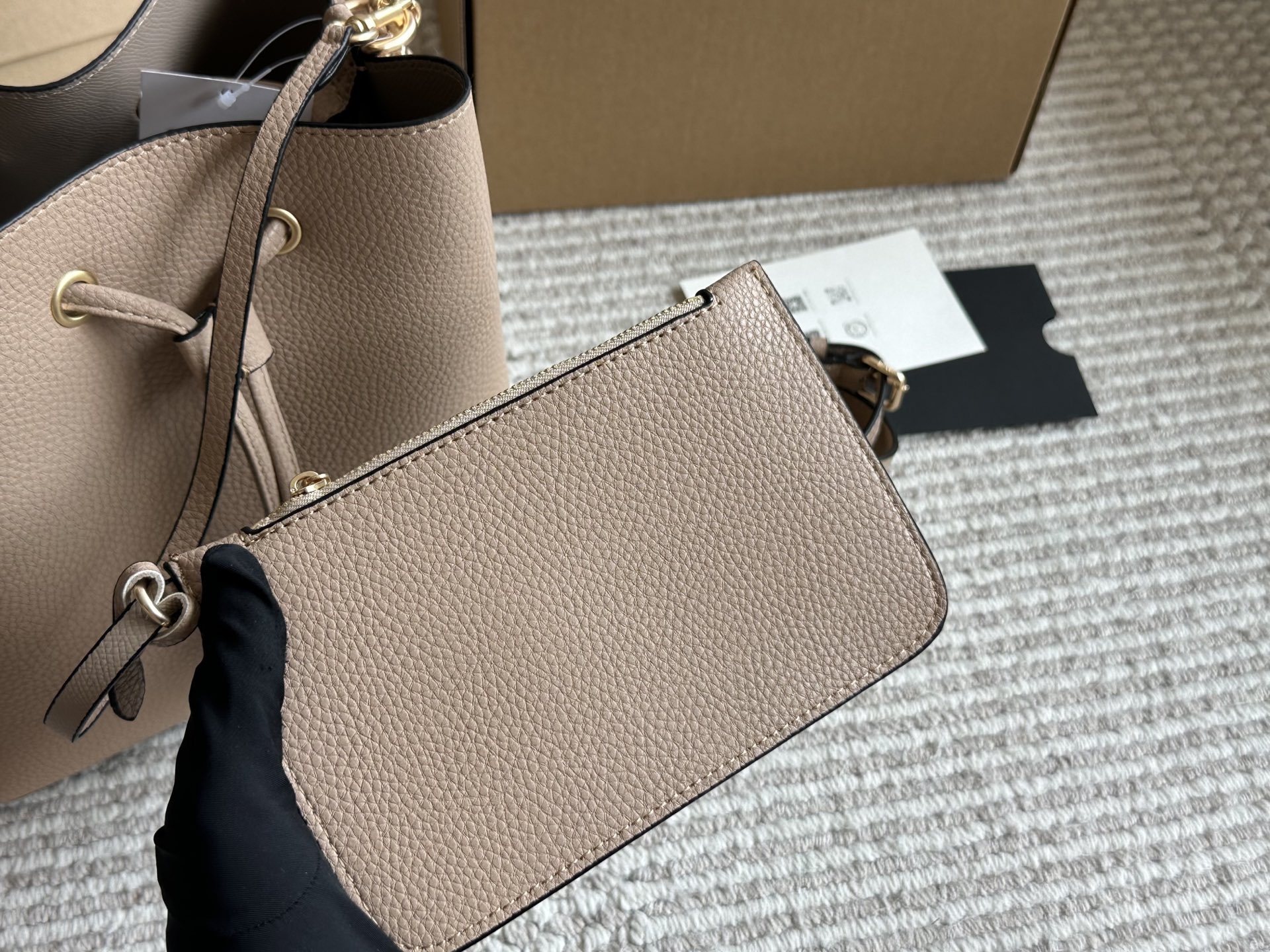 Coach Rose Gold Vintage-Inspired Bag 075
