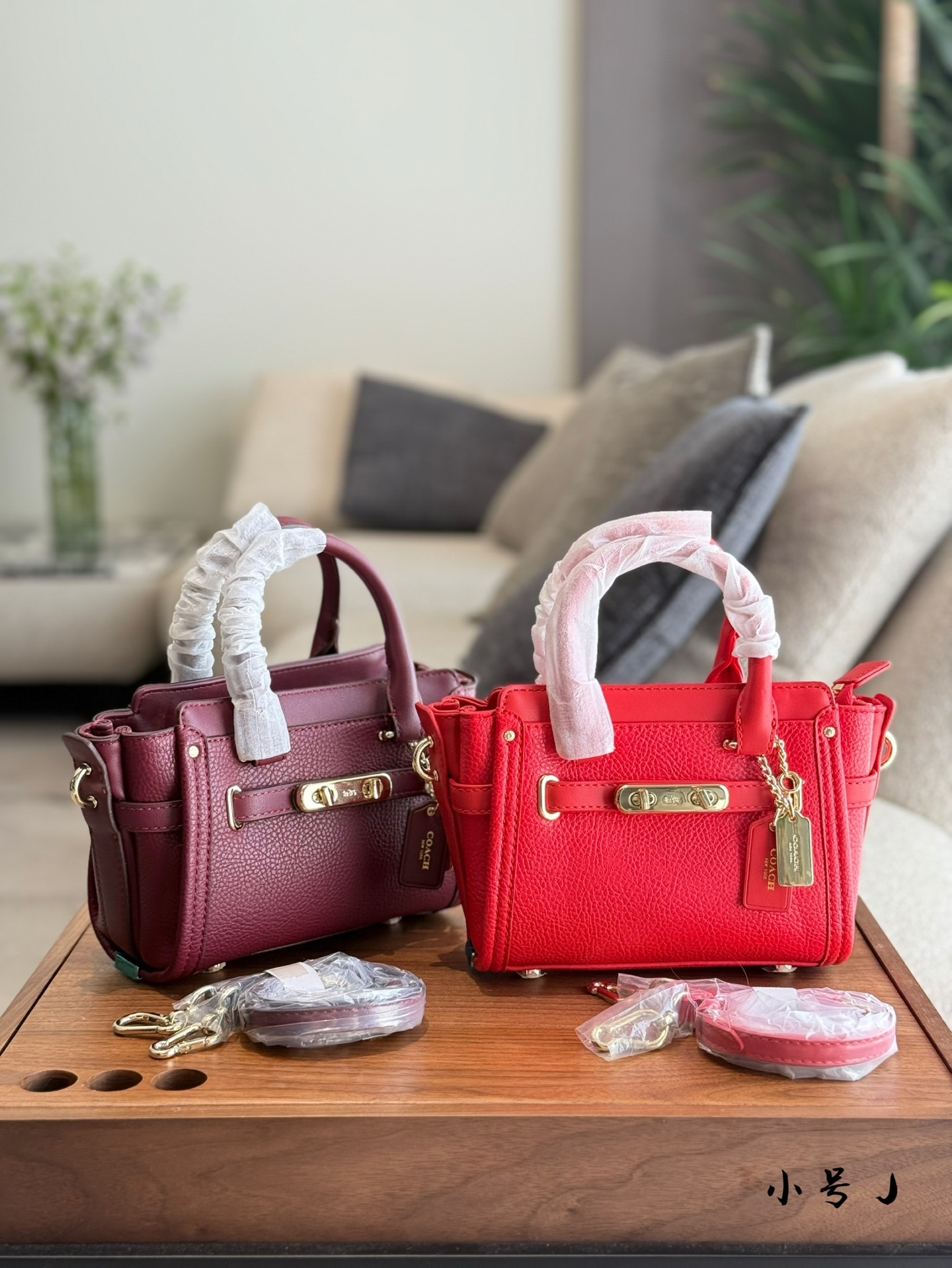 Coach Rose Gold Vintage-Inspired Bag 024