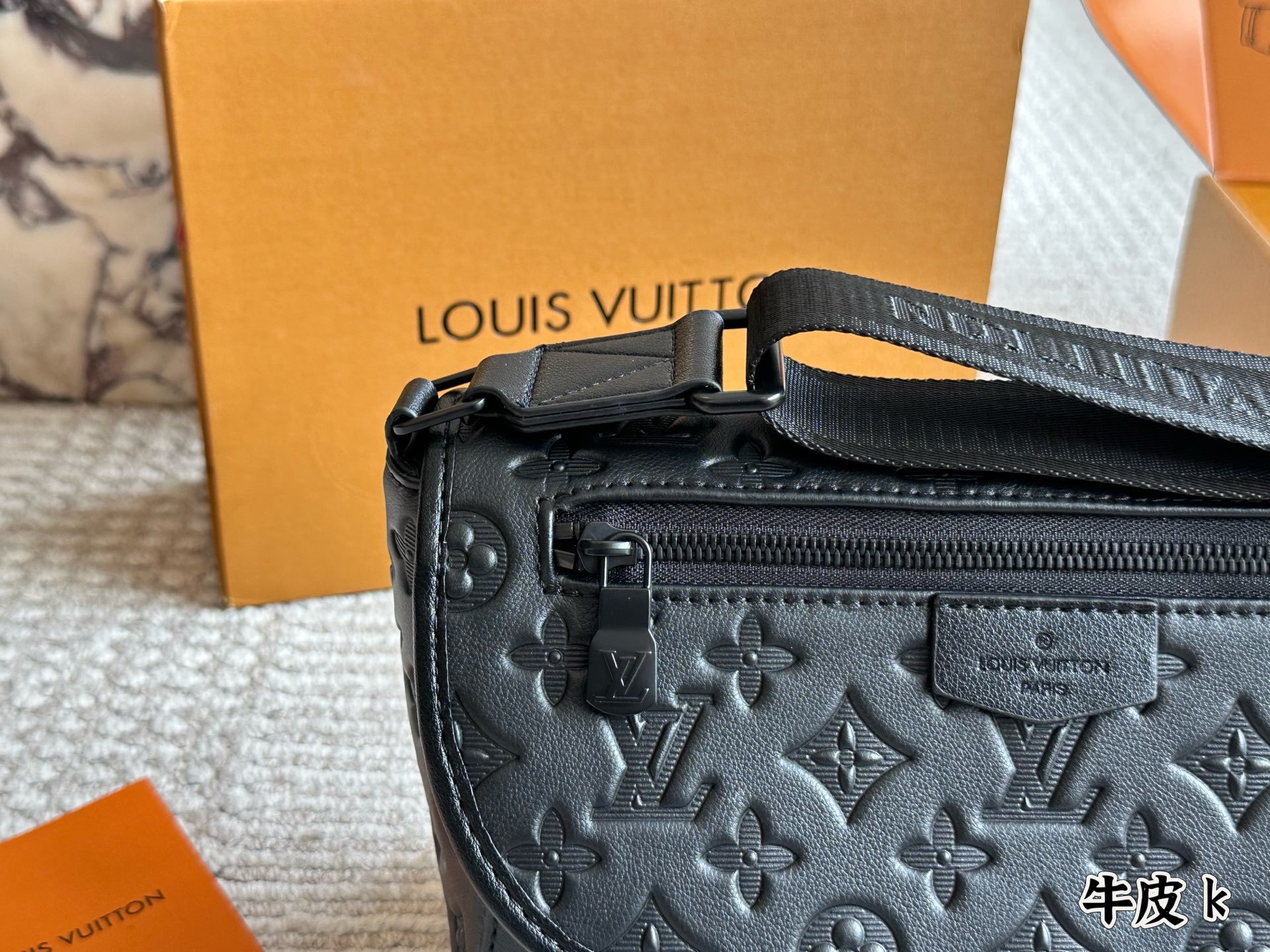 LV Gold Quilted Bag 1604