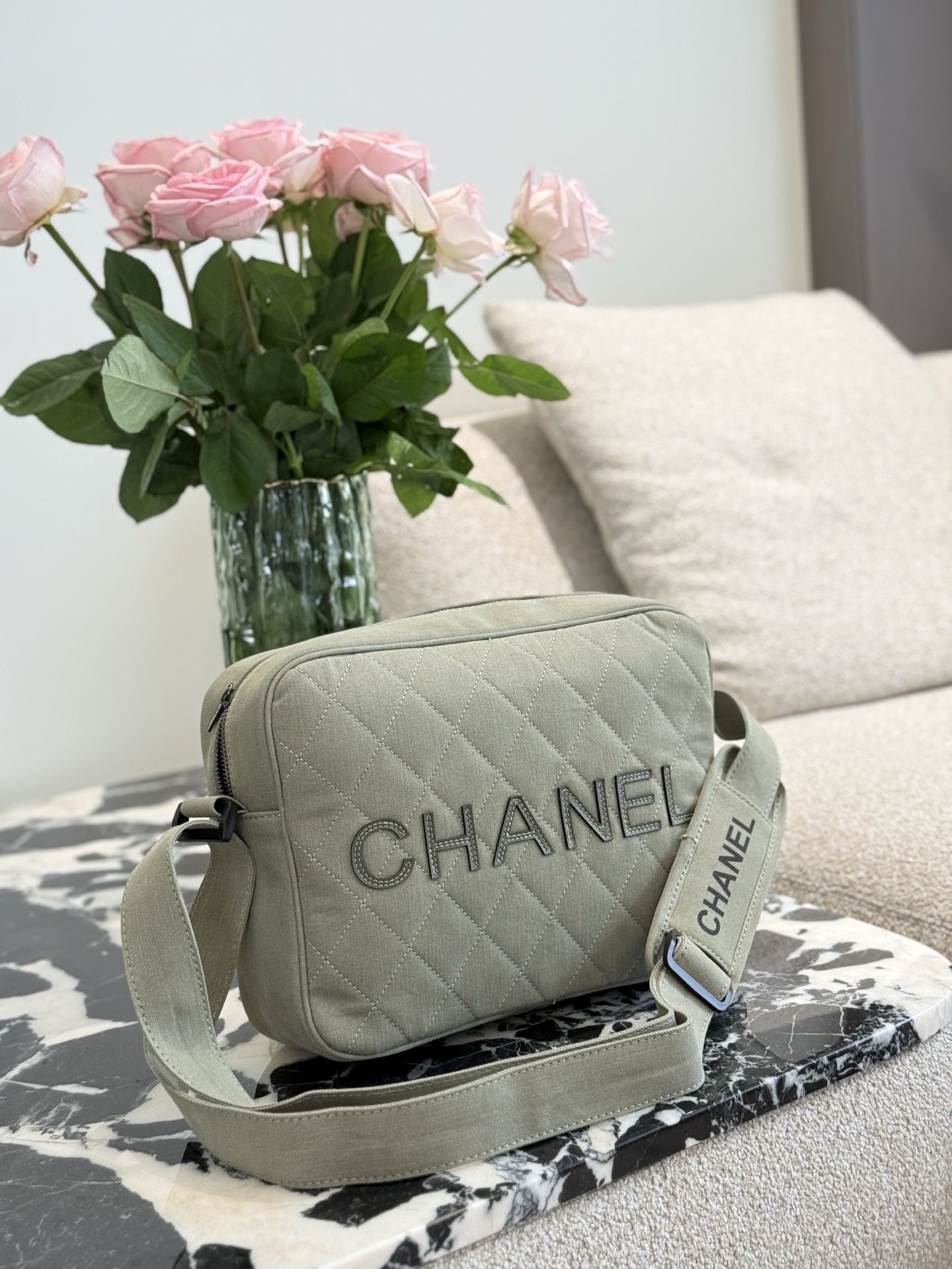 Chanel Silver Vintage-Inspired Bag 1237