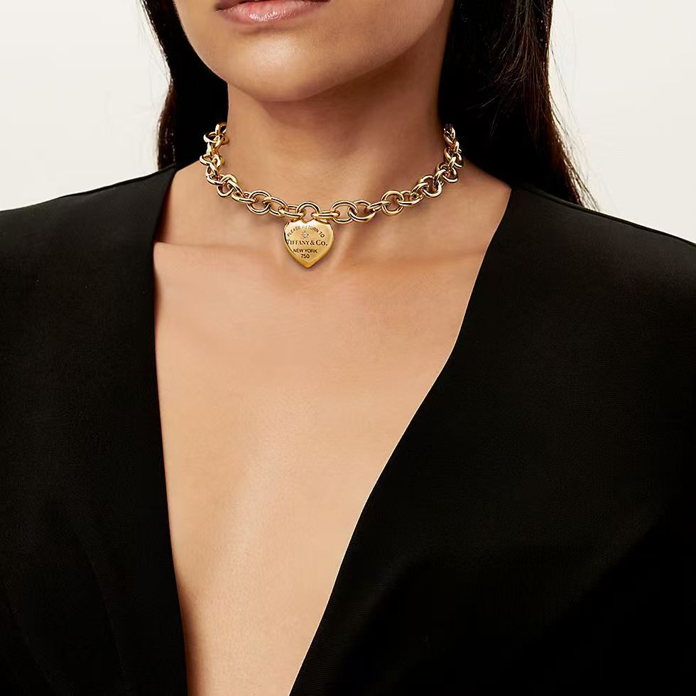 Tiffany Rose Gold Romantic Necklace 190