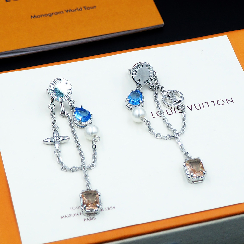 LV Silver Vintage-Inspired Earrings 213