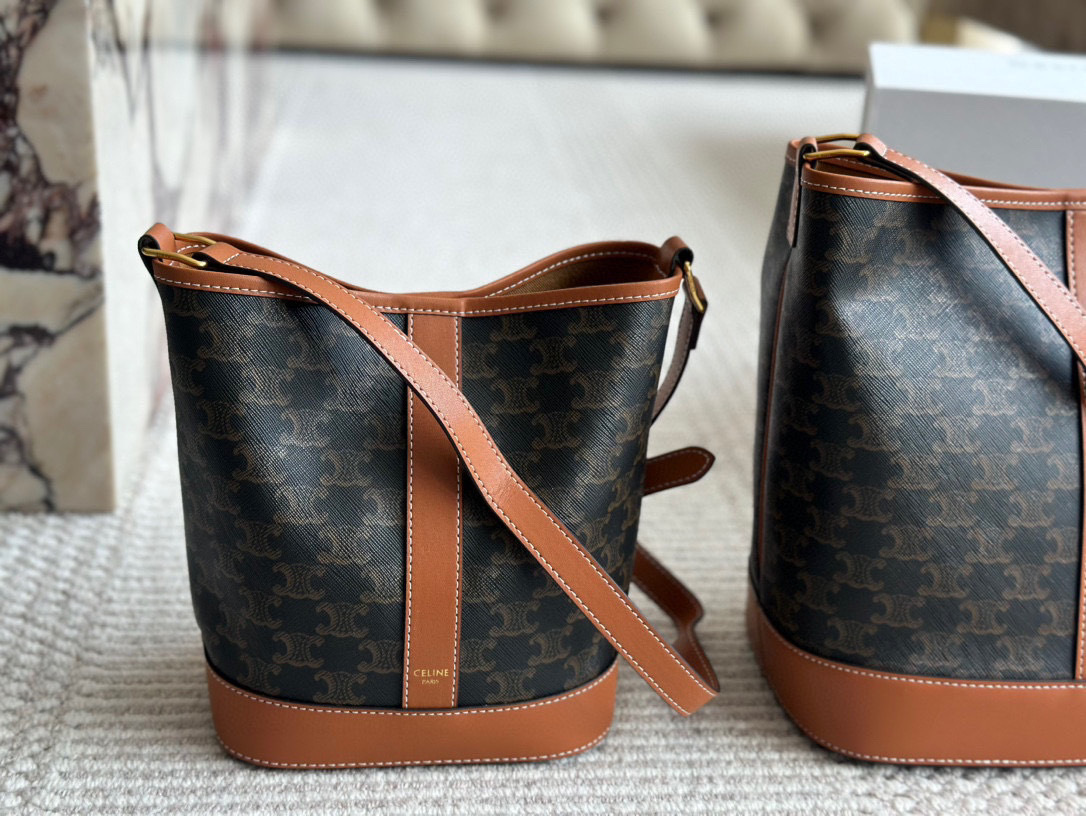 Celine Brown Quilted Bag 252