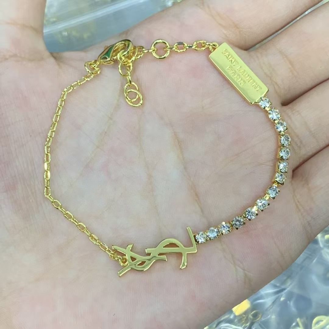 YSL Gold Vintage-Inspired Bracelet 086