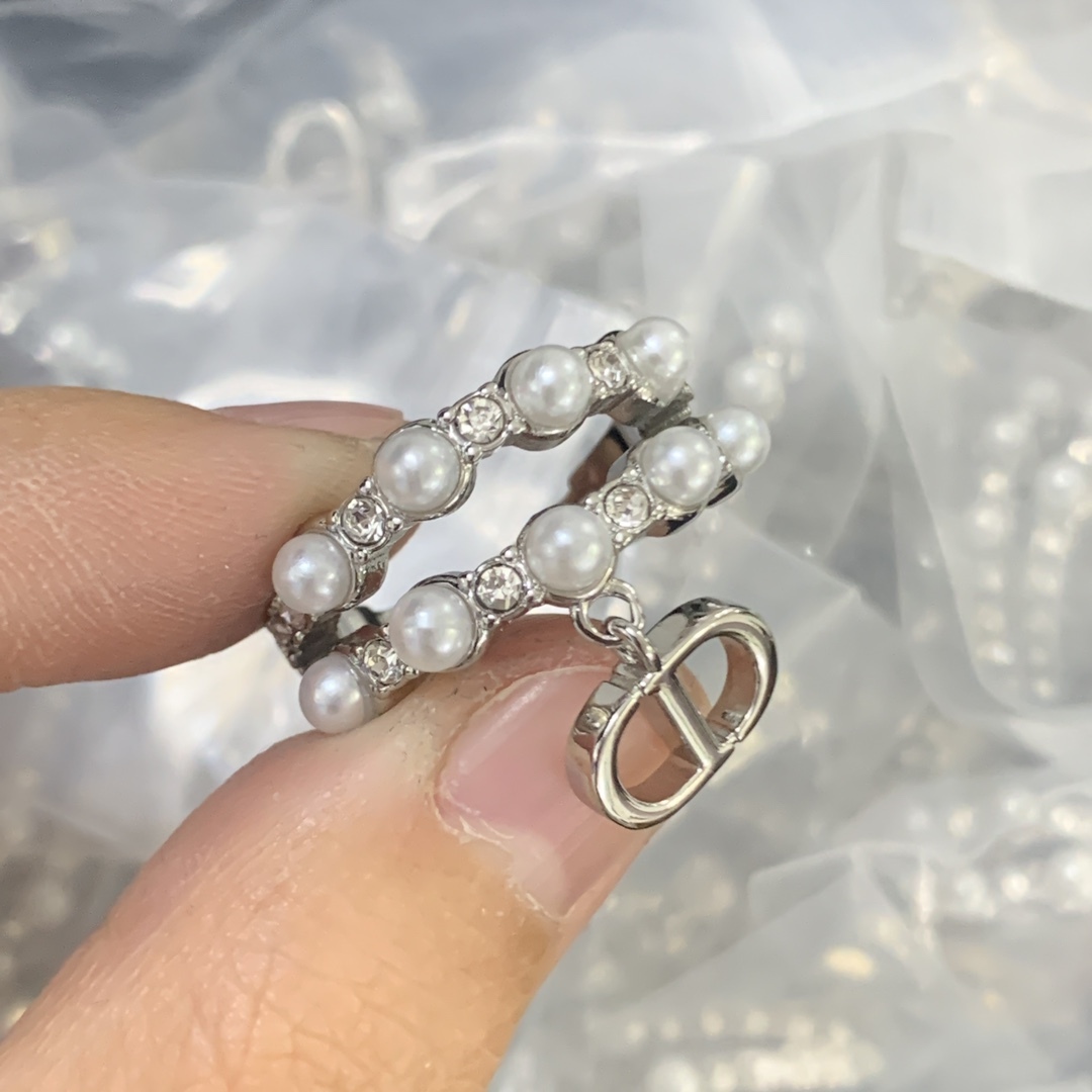 Dior Silver Vintage-Inspired Ring 195