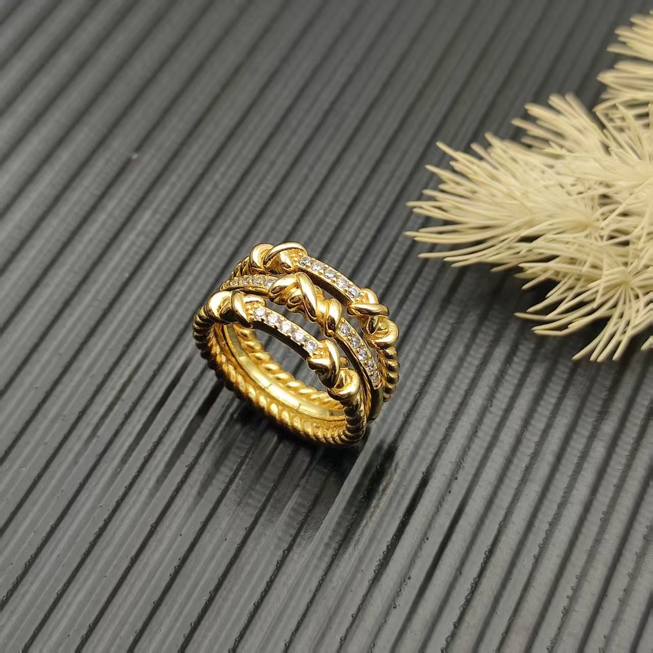 David Yurman Gold Vintage-Inspired Ring 295
