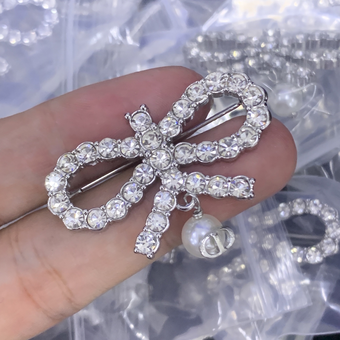 Dior Silver Delicate Brooch 670