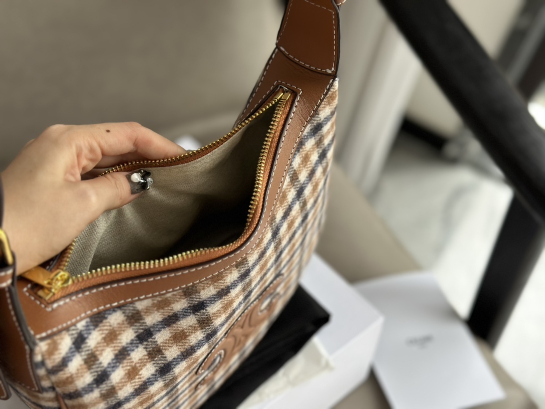 Celine Brown Quilted Bag 257