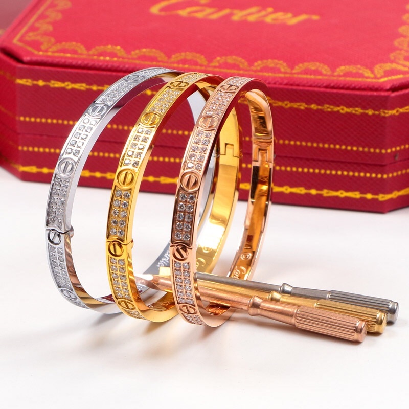 Cartier love Rose Gold Vintage-Inspired Bracelet 028