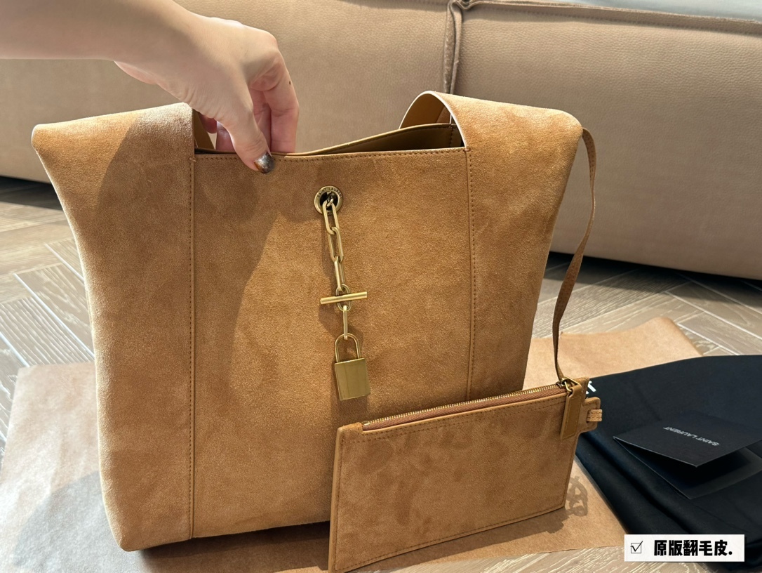 YSL Beige Vintage-Inspired Bag 159