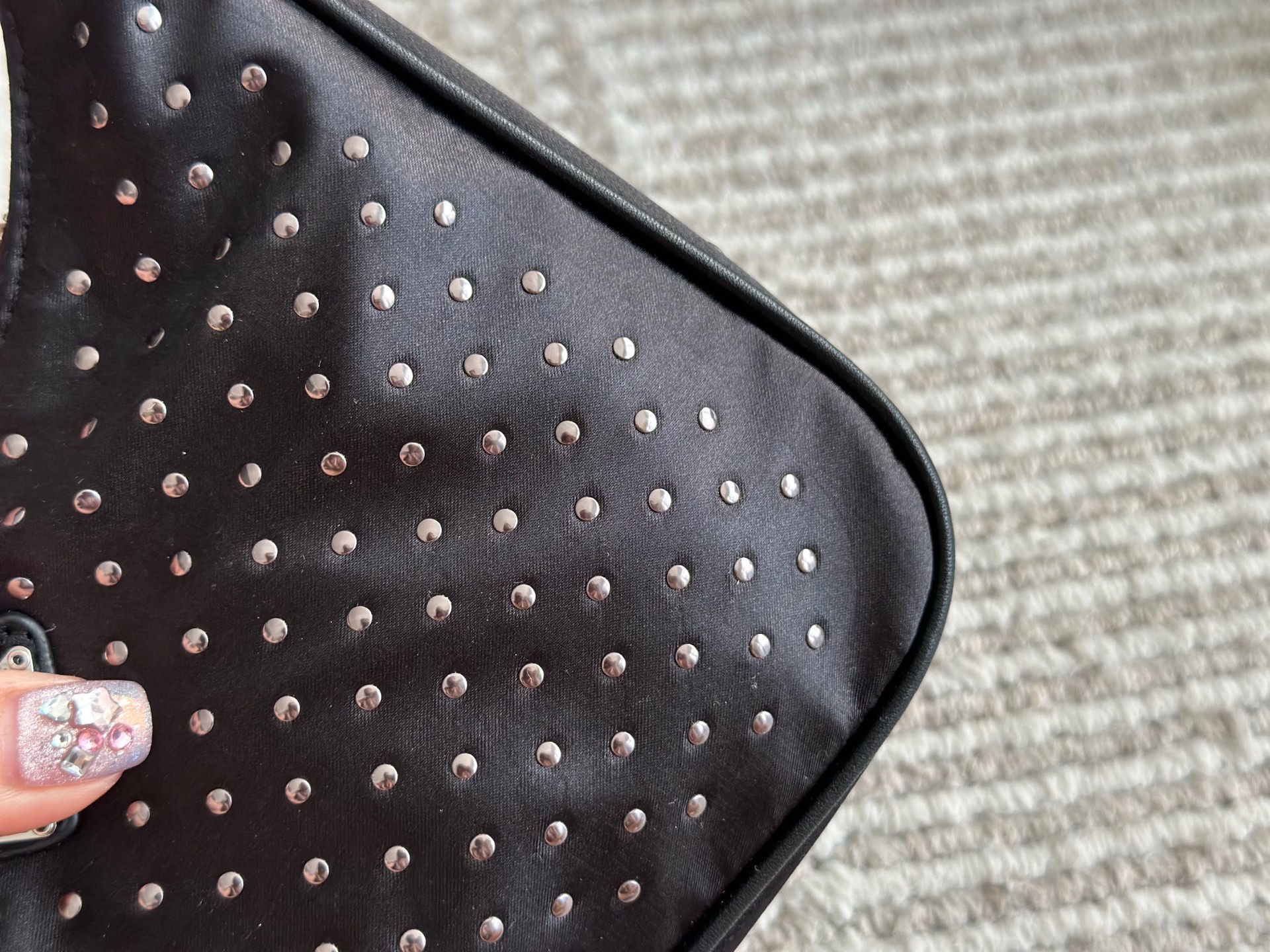 Prada Silver Vintage-Inspired Bag 049
