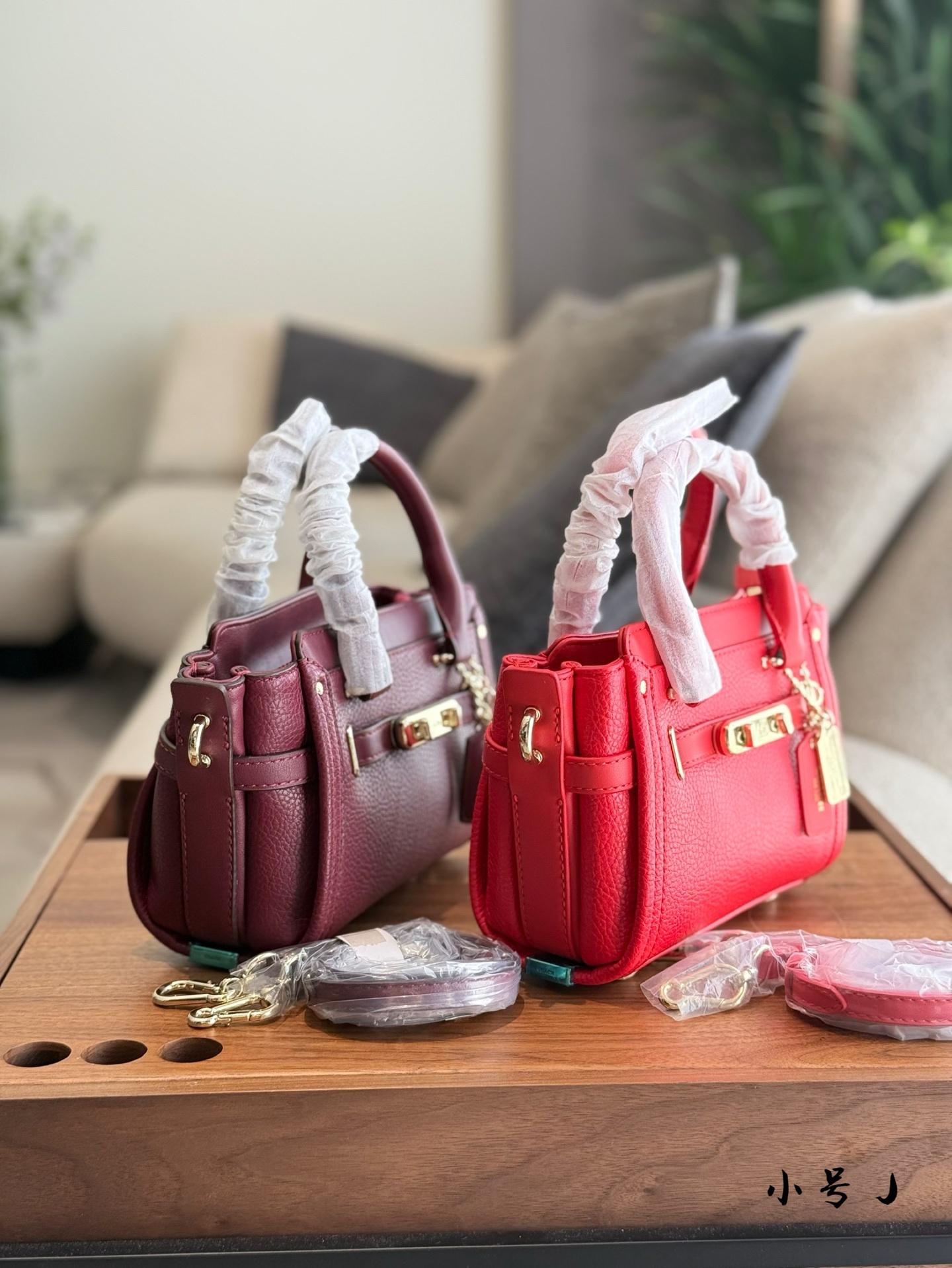 Coach Rose Gold Vintage-Inspired Bag 024