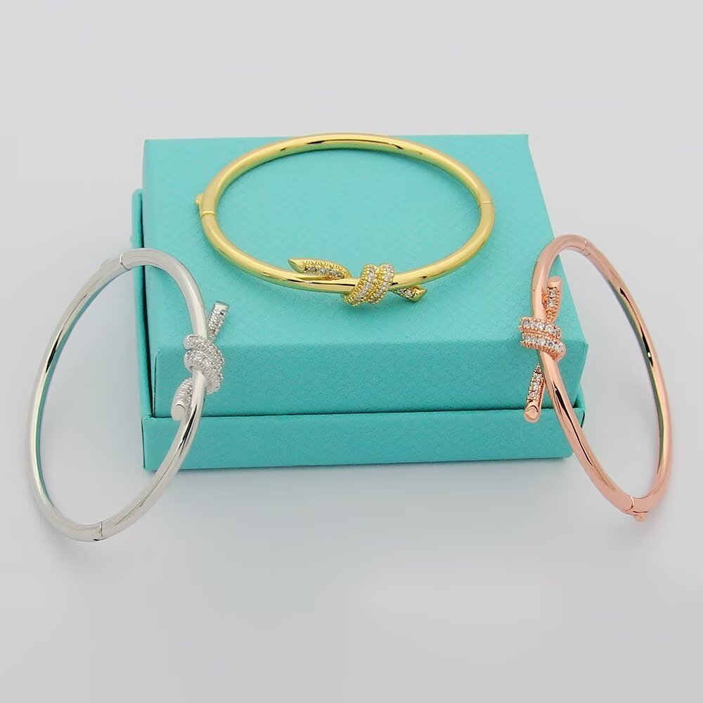 Tiffany Rose Gold Logo-Accented Bracelet 223