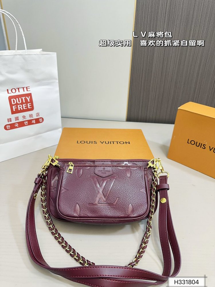 LV Blue Logo-Accented Bag pochetteLV 1620