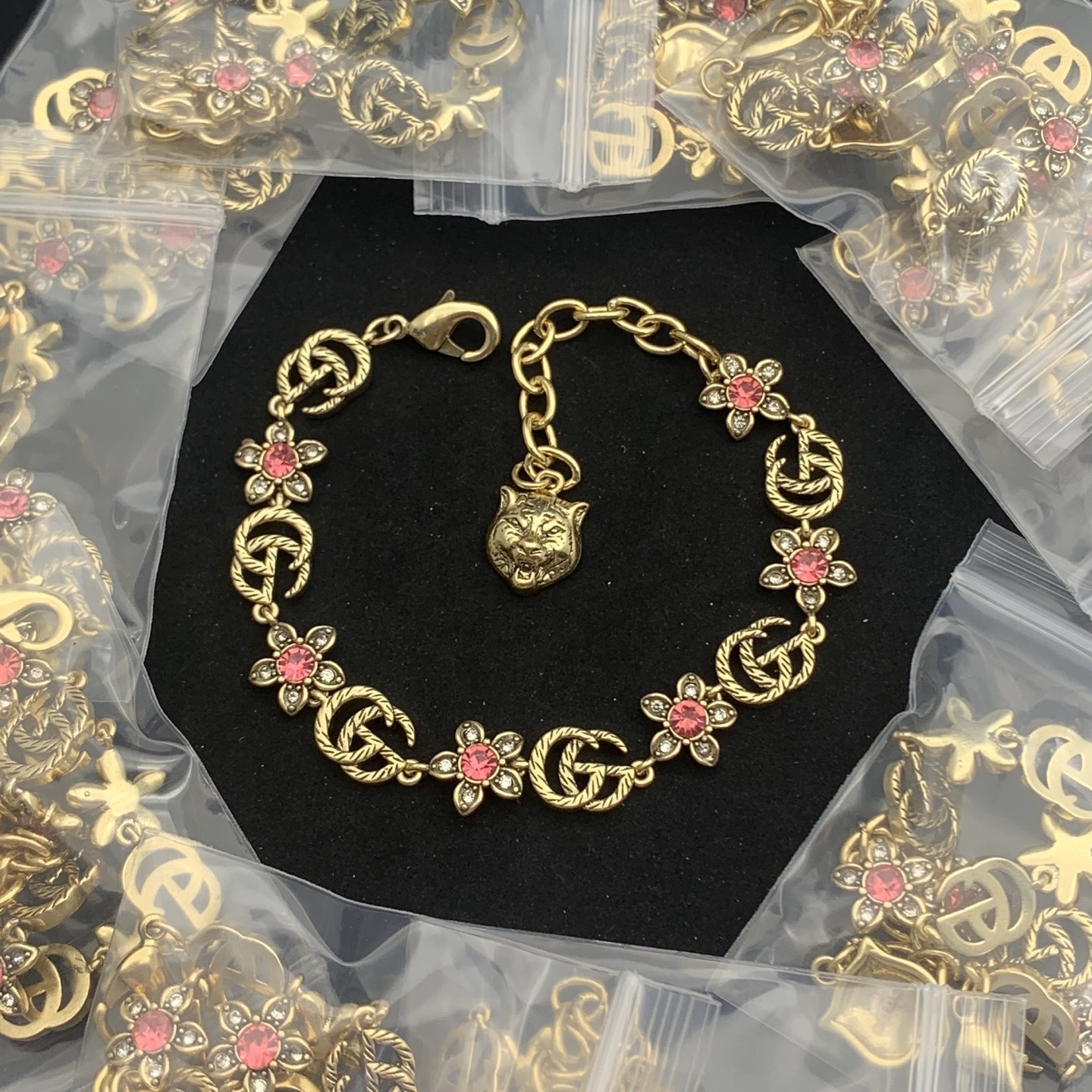 Gucci Rose Gold Vintage-Inspired Bracelet 244