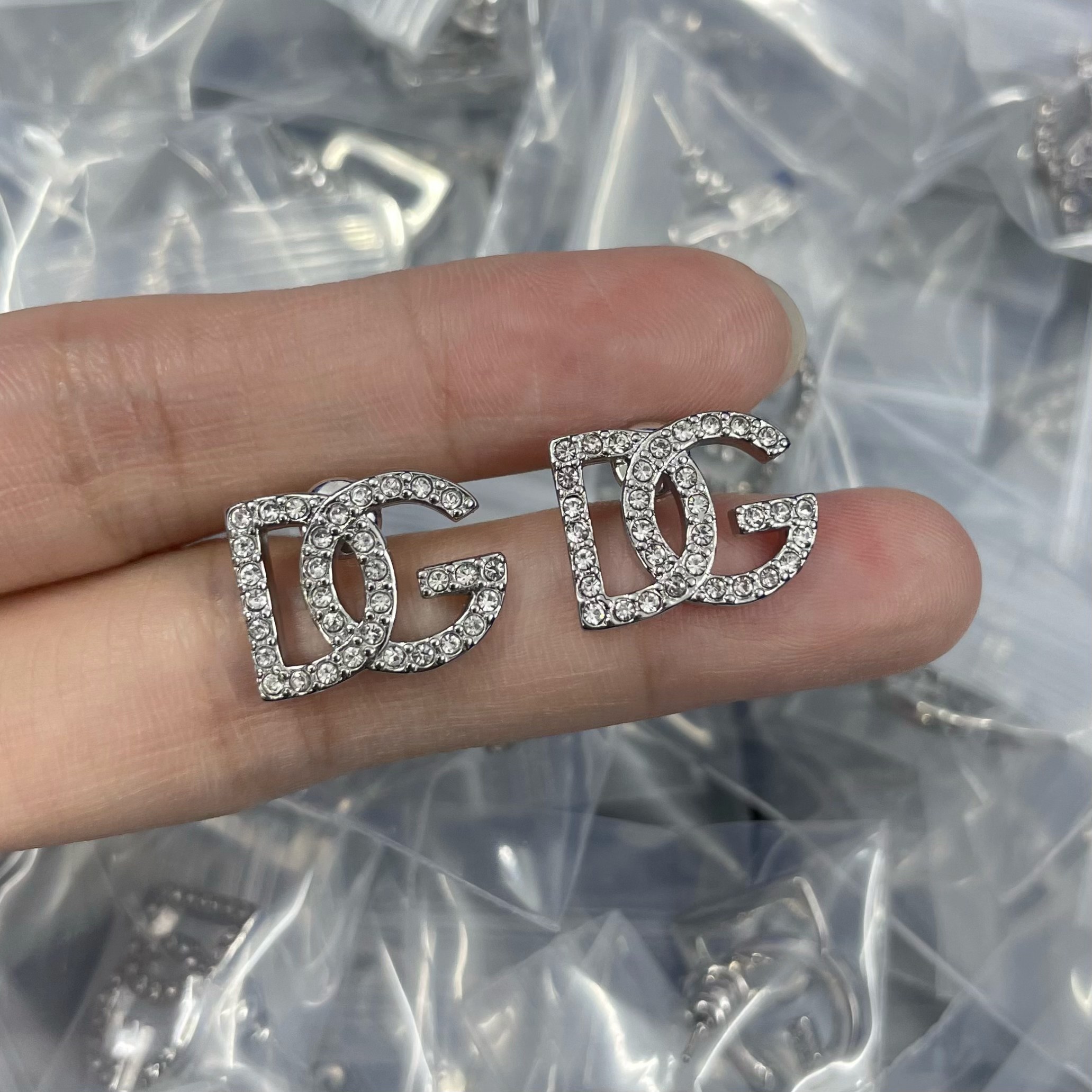 Dolce&Gabbana D&G Gold Logo-Accented Earrings 001
