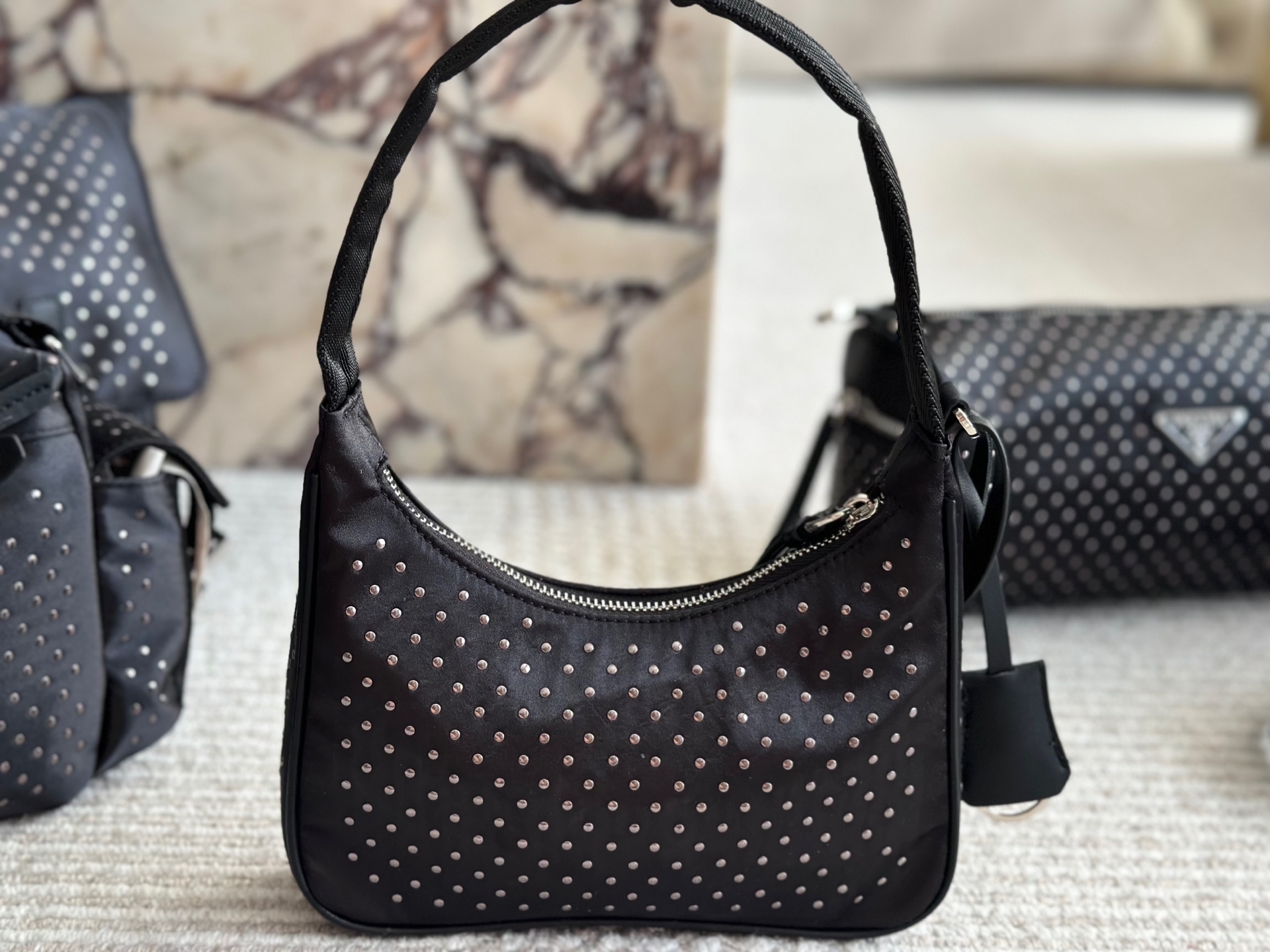 Prada Silver Vintage-Inspired Bag 049