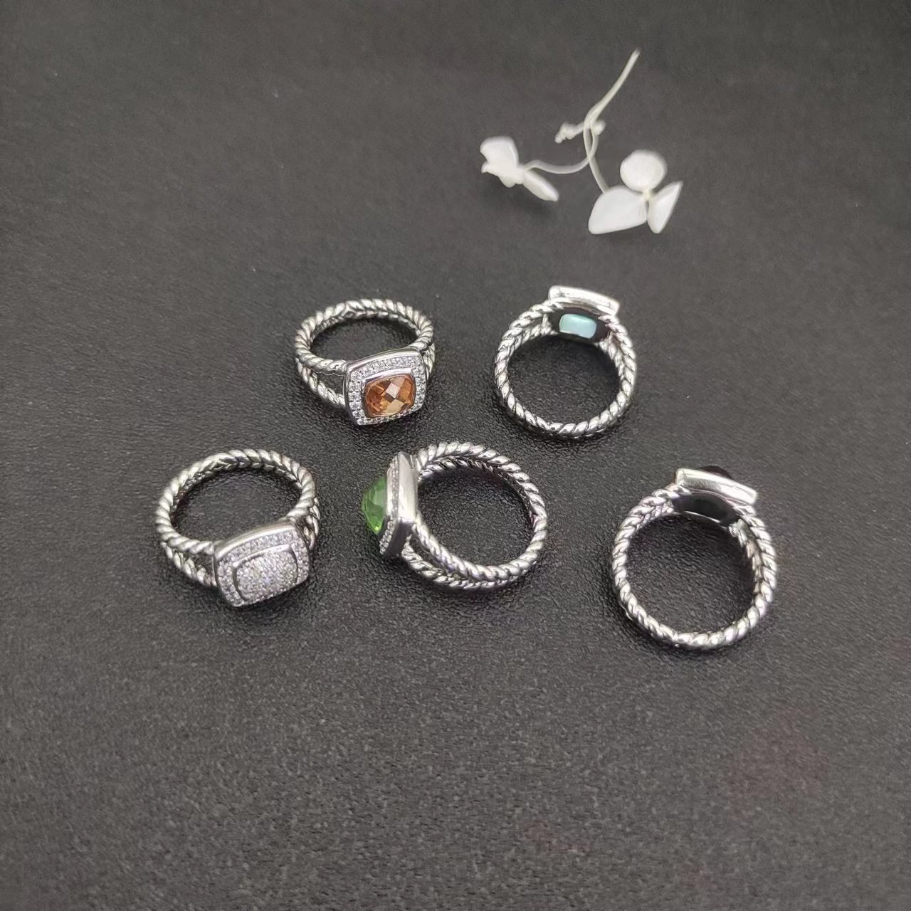David Yurman Silver Vintage-Inspired Ring 252