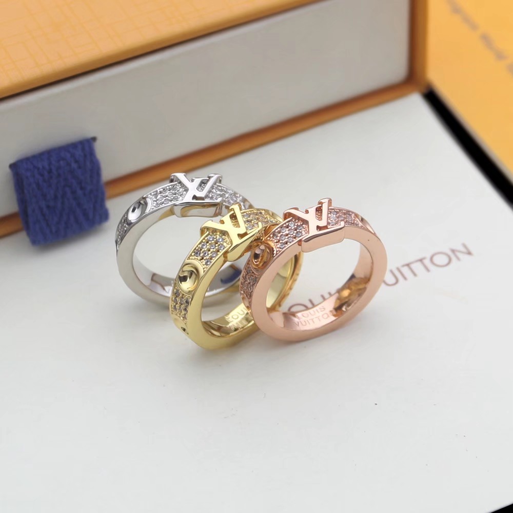 LV Rose Gold Romantic Ring 125
