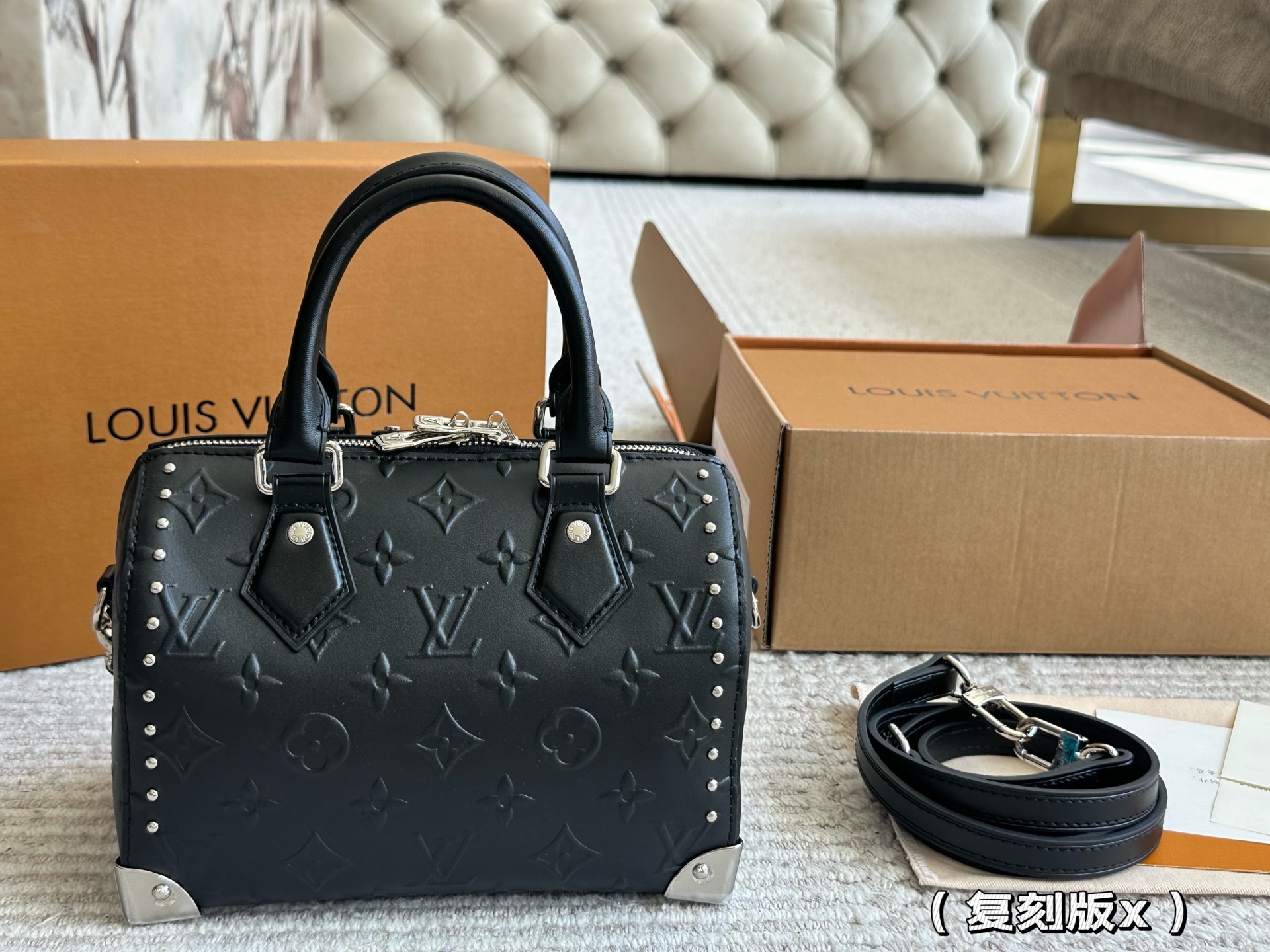 LV Silver Quilted Bag 1597
