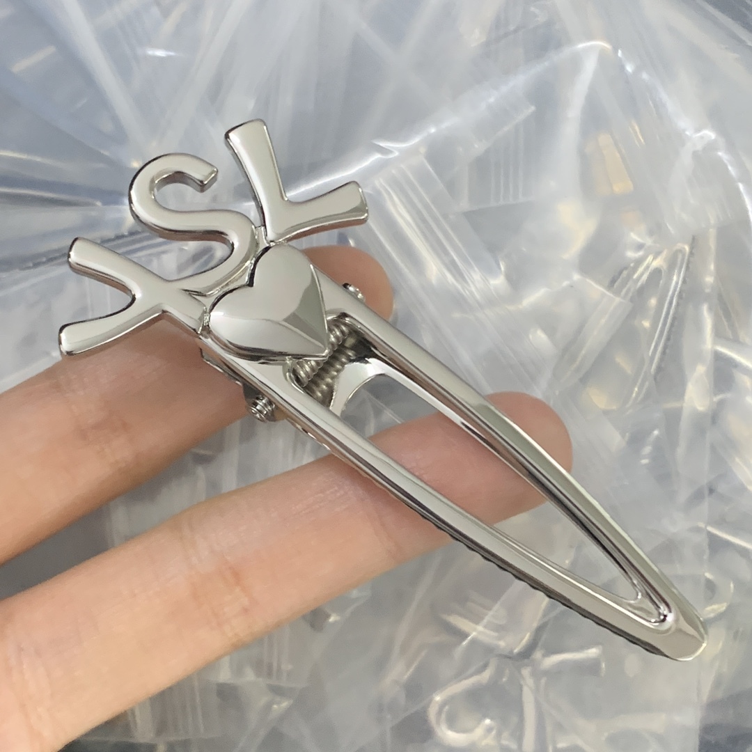 YSL Silver Classic Hairpin 059