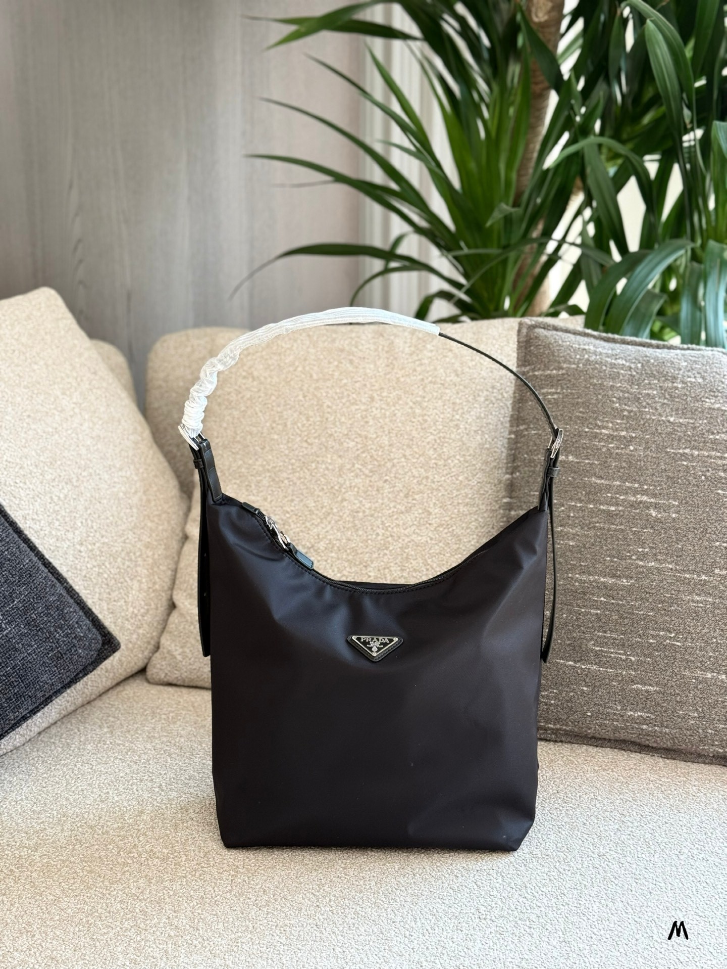 Prada Beige Quilted Bag 016