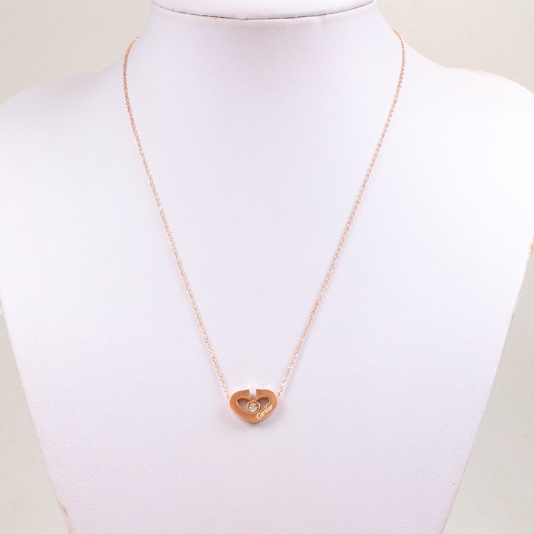 Cartier Rose Gold Vintage-Inspired Necklace 016