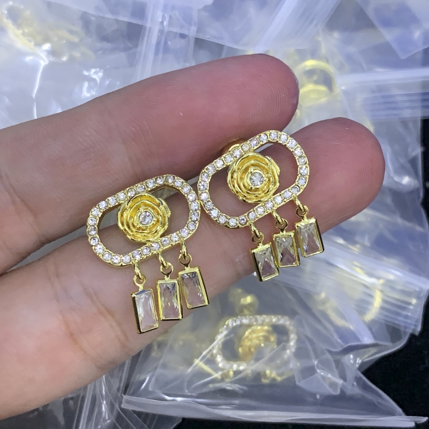 Dior Gold Vintage-Inspired Earrings 530