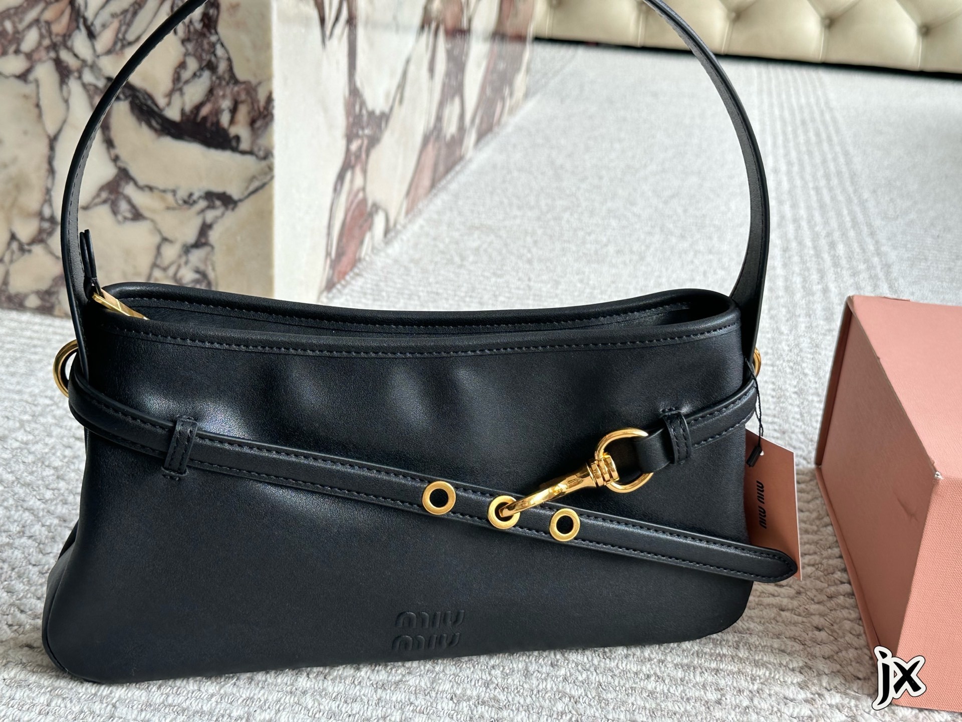 Miu Miu Rose Gold Vintage-Inspired Bag 164