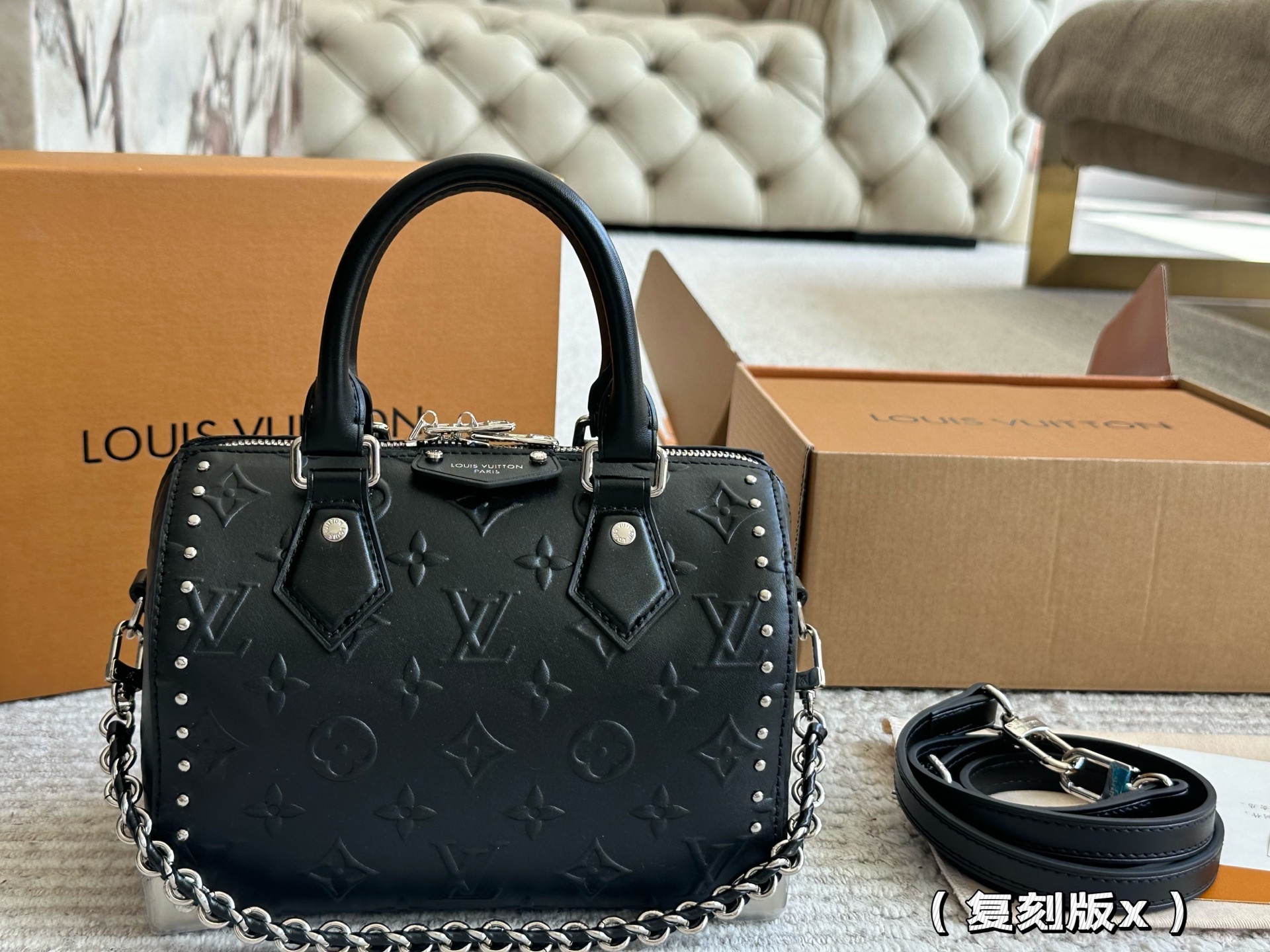LV Silver Quilted Bag 1597
