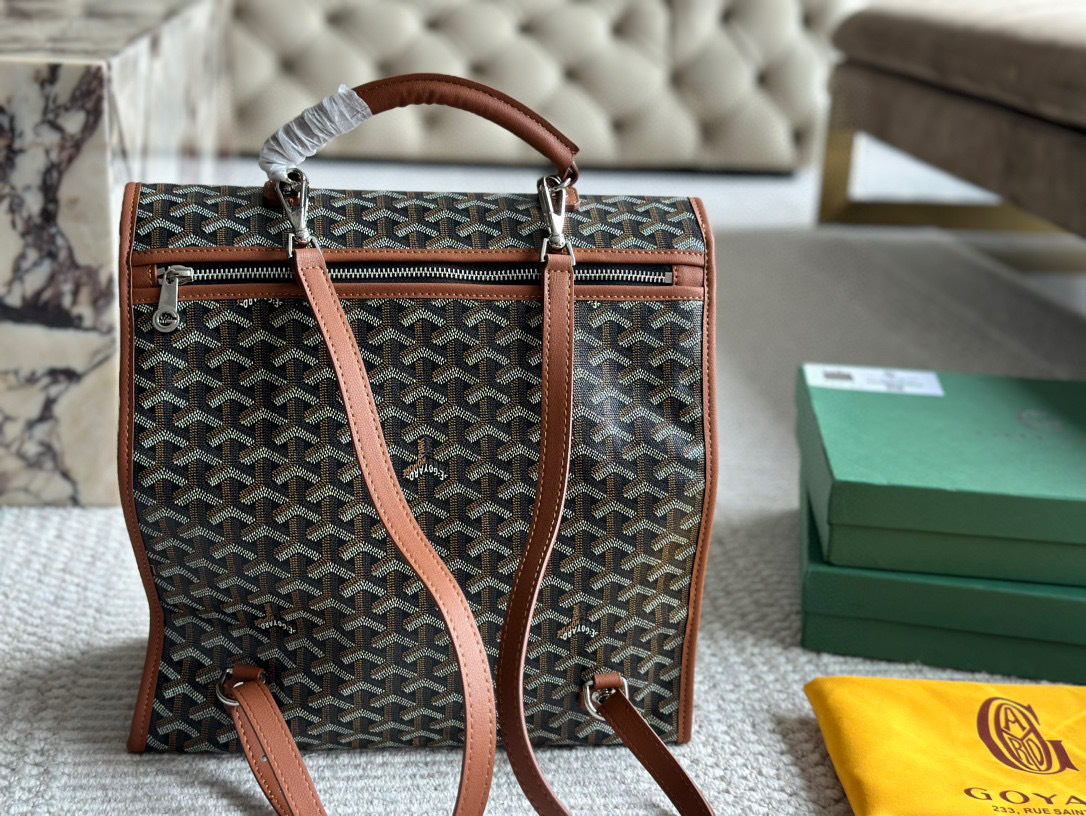 Goyard Brown Quilted Bag 016