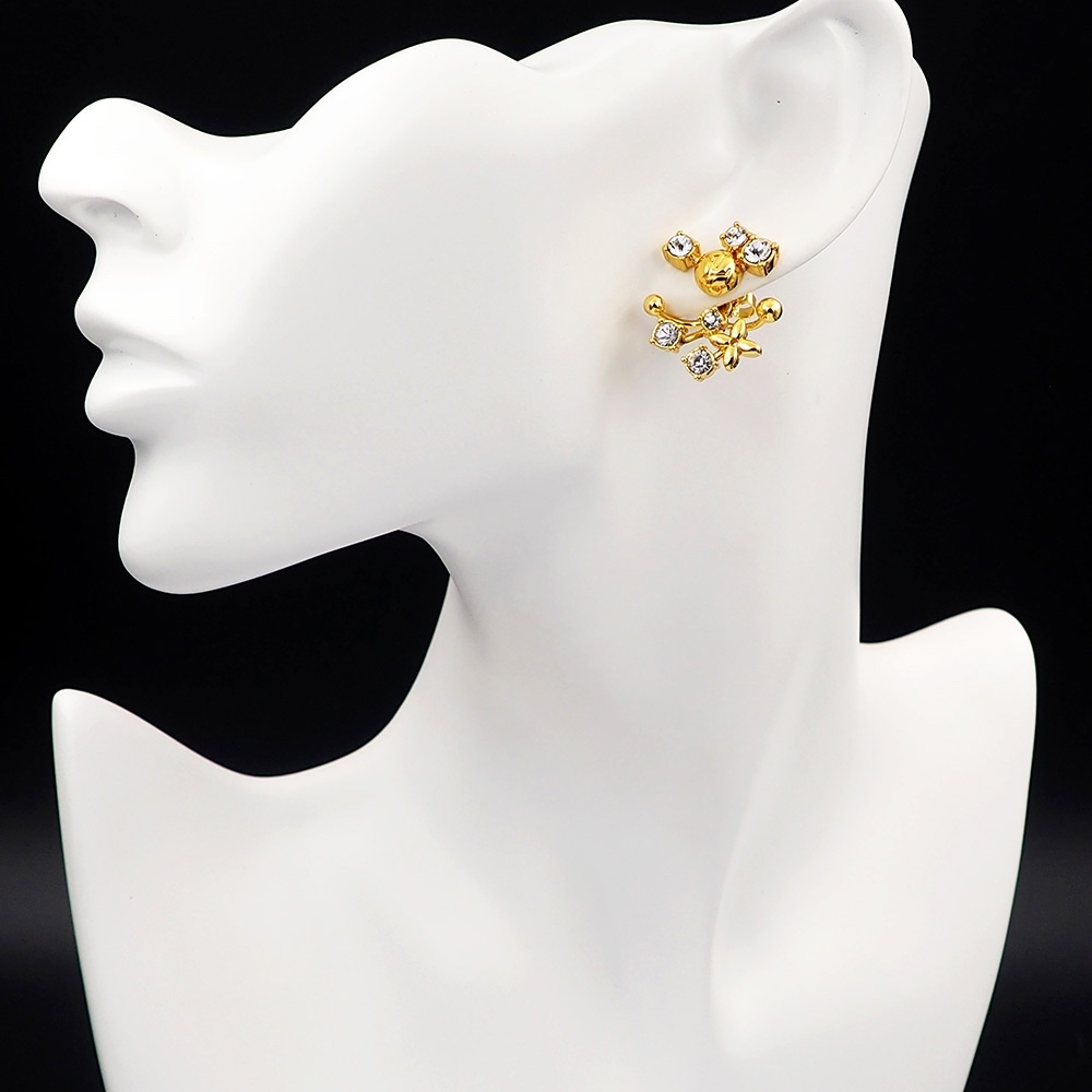 LV Rose Gold Vintage-Inspired Earrings 222