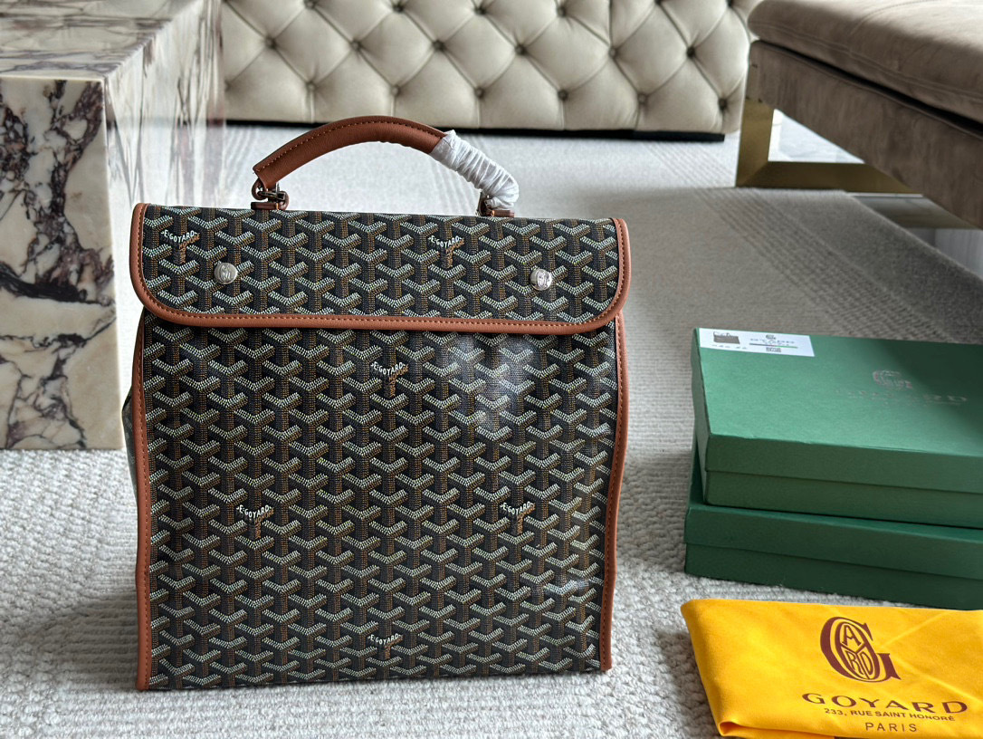 Goyard Brown Quilted Bag 016