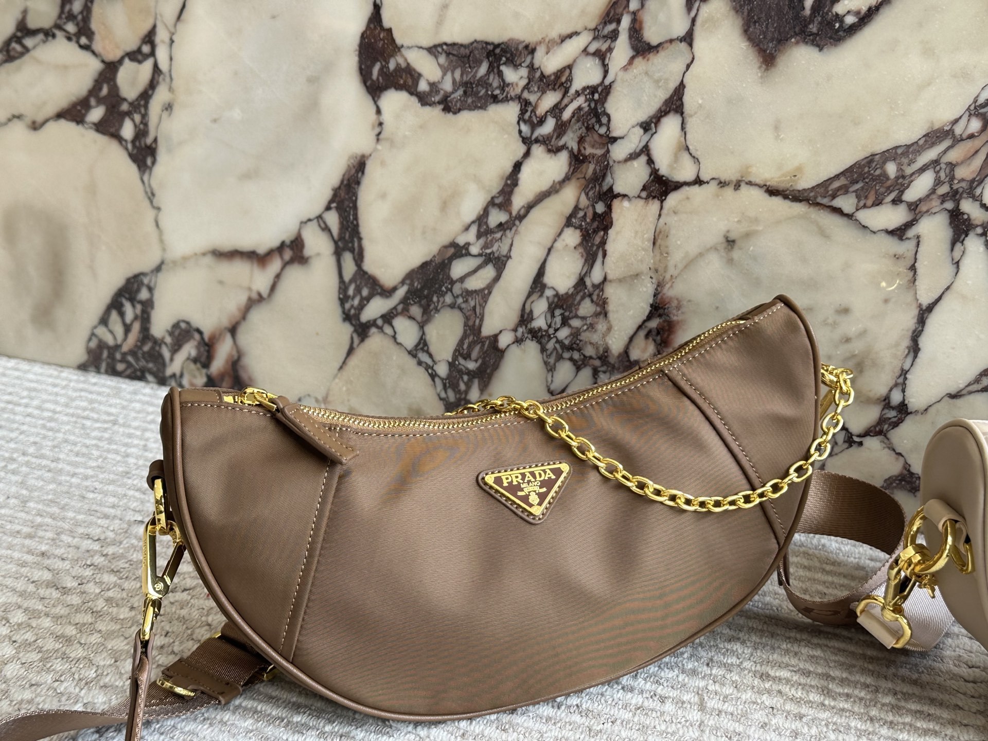 Prada Bag Sling Gold Vintage-Inspired Bag 014