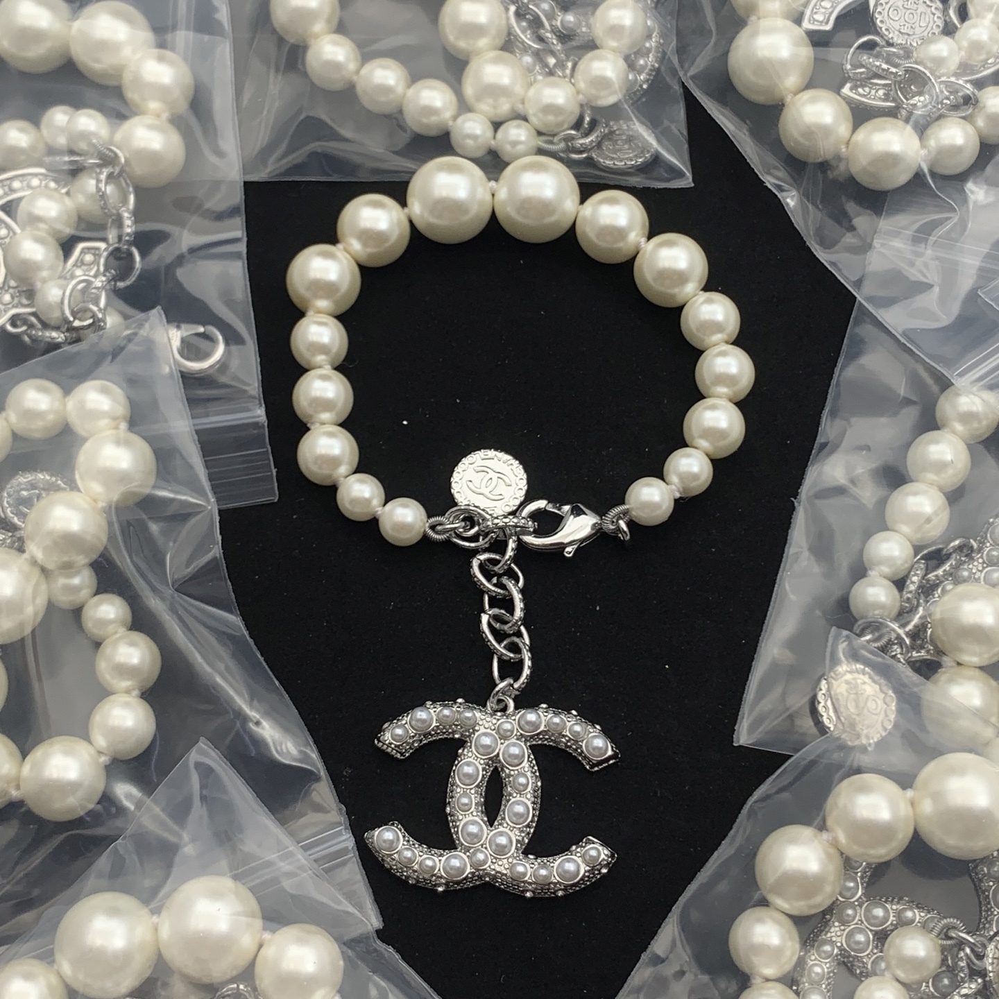 Chanel Silver Vintage-Inspired Bracelet 610