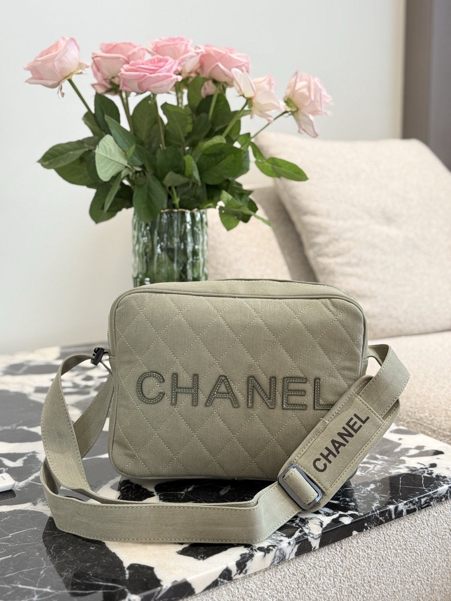 Chanel Silver Vintage-Inspired Bag 1237