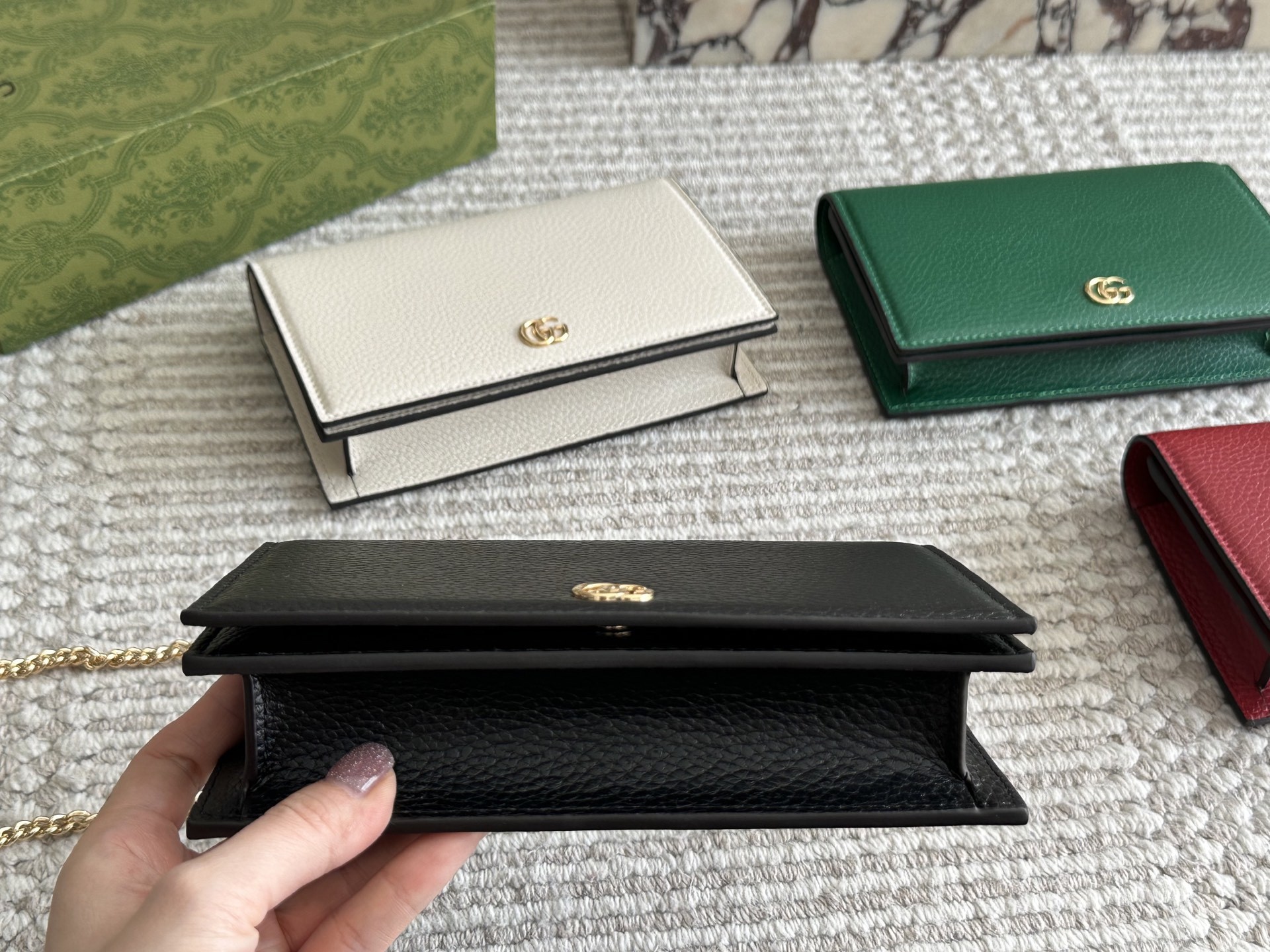 Gucci Green Quilted Bag 572