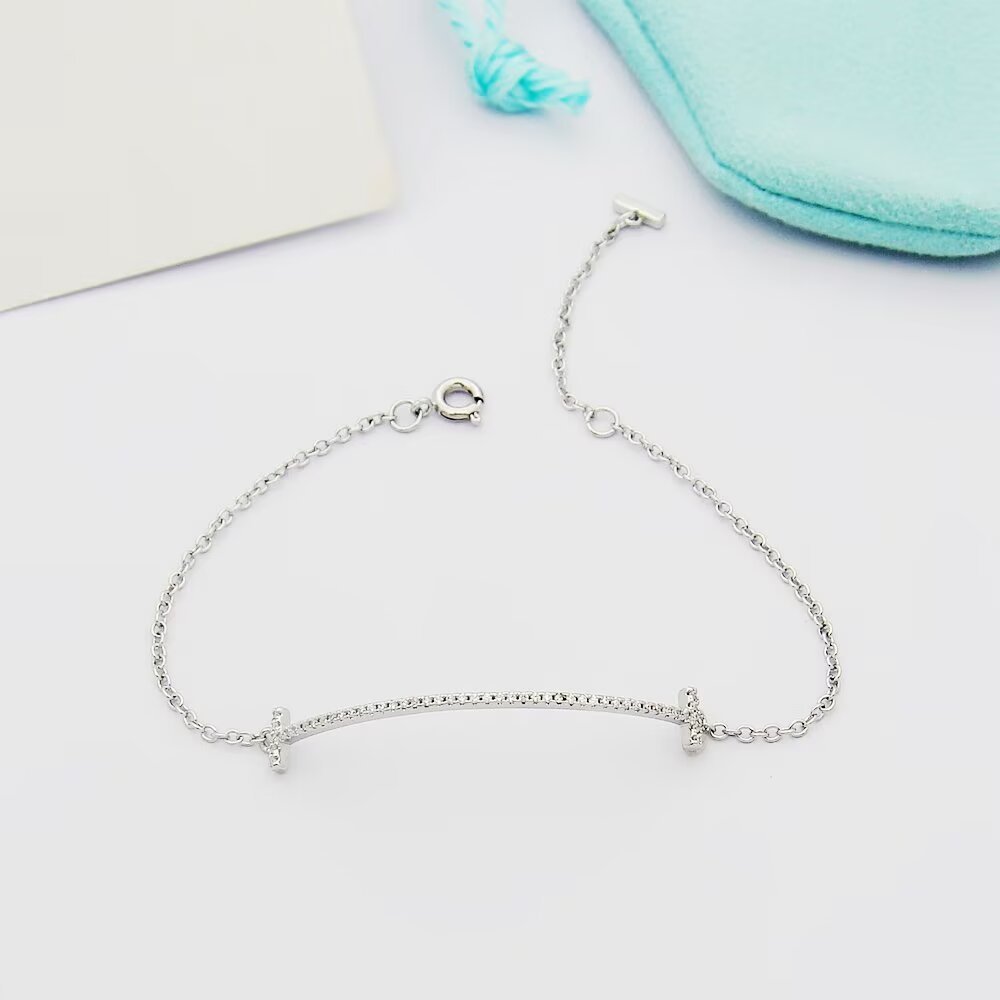 Tiffany Rose Gold Logo-Accented Bracelet 086