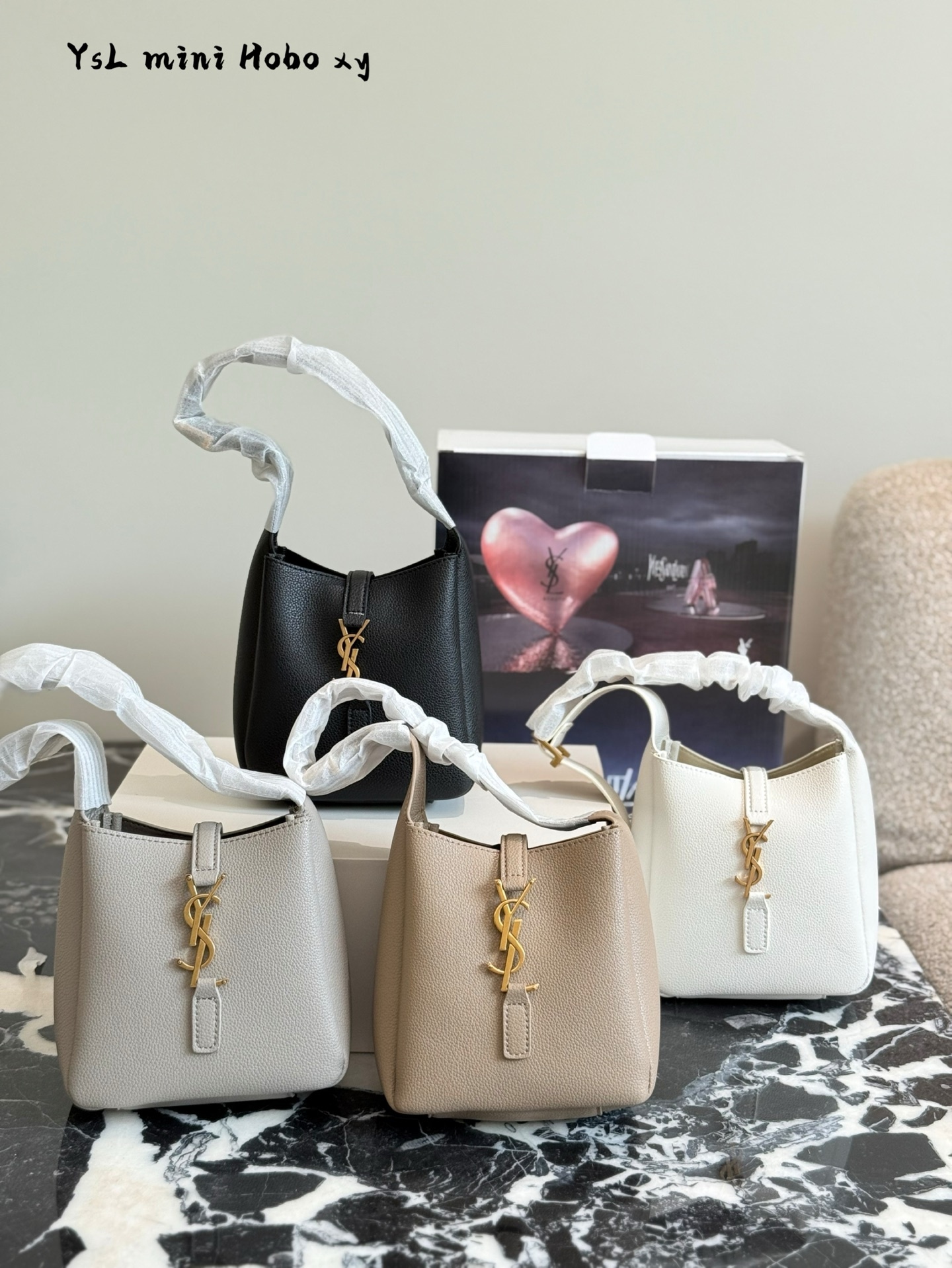 YSL Rose Gold Vintage-Inspired Bag 096