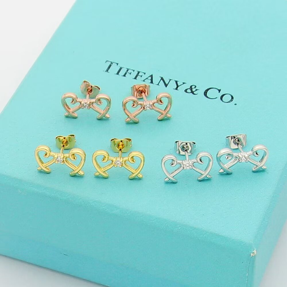 Tiffany Rose Gold Romantic Earrings 068