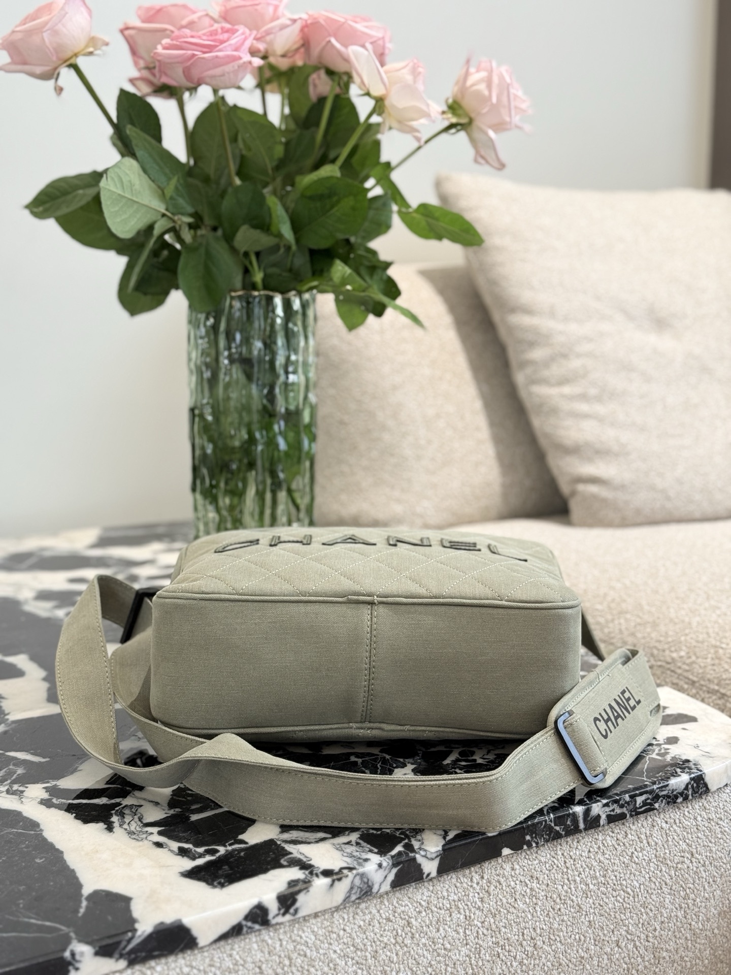 Chanel Silver Vintage-Inspired Bag 1237